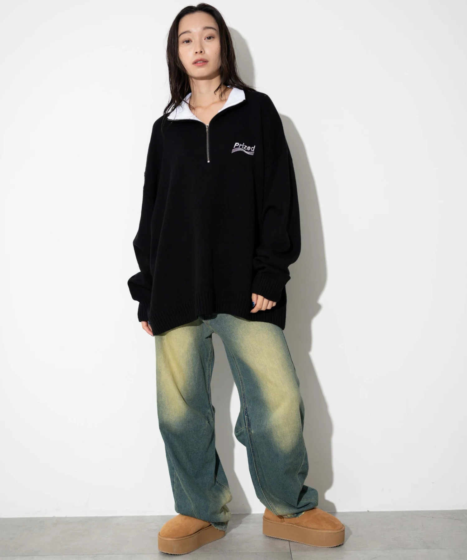 ワンポイントハーフジッププルオーバー - Image 12