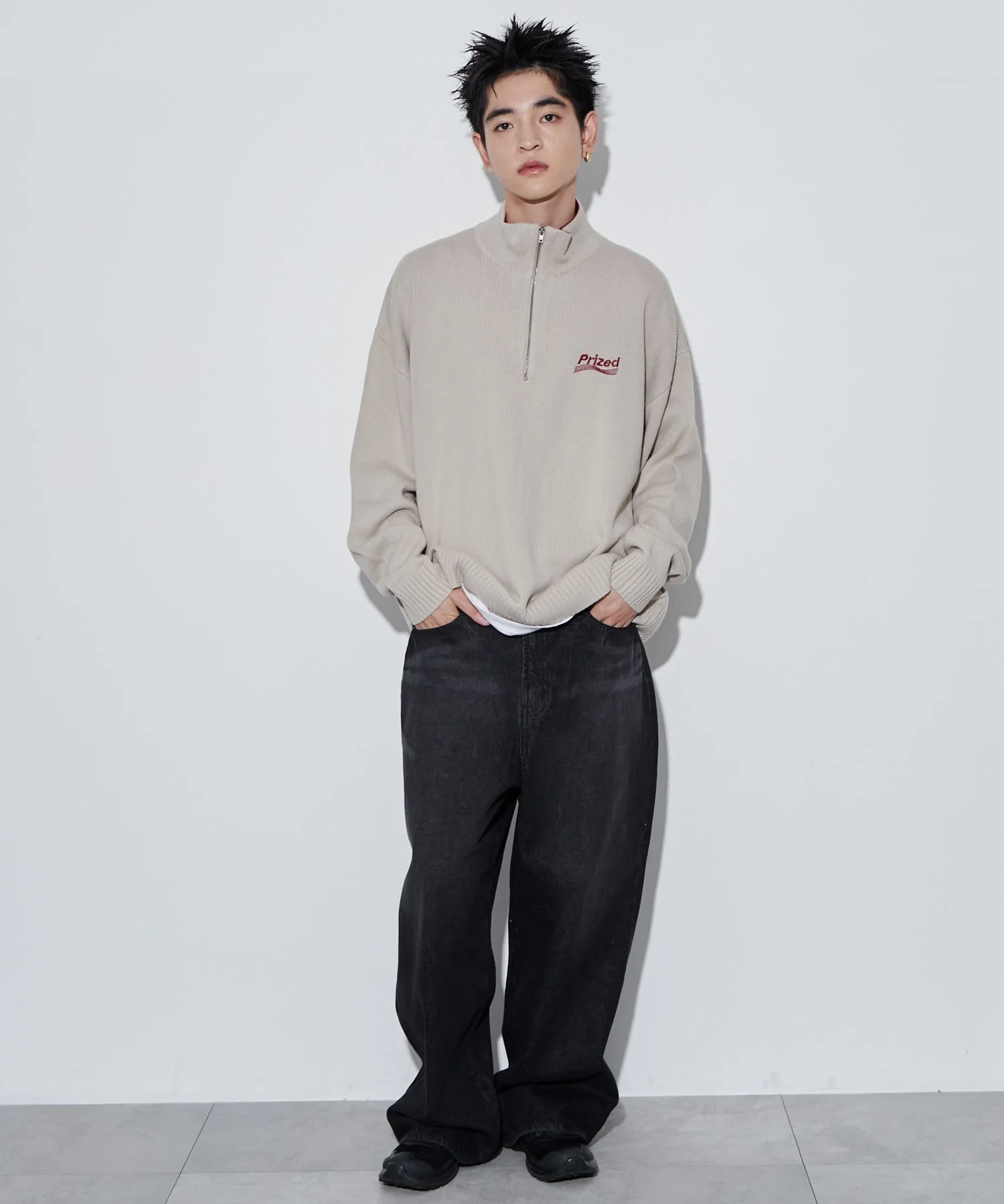ワンポイントハーフジッププルオーバー - Image 21