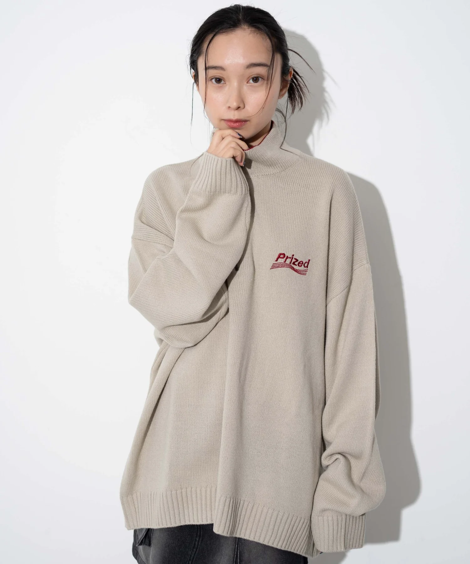 ワンポイントハーフジッププルオーバー - Image 6