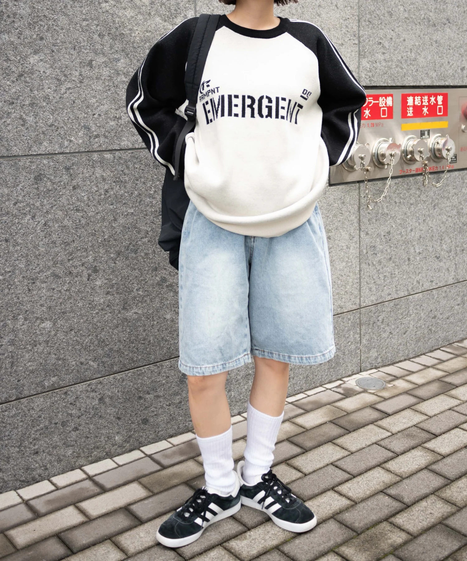 ヴィンテージウォッシュデニムハーフパンツ - Image 10