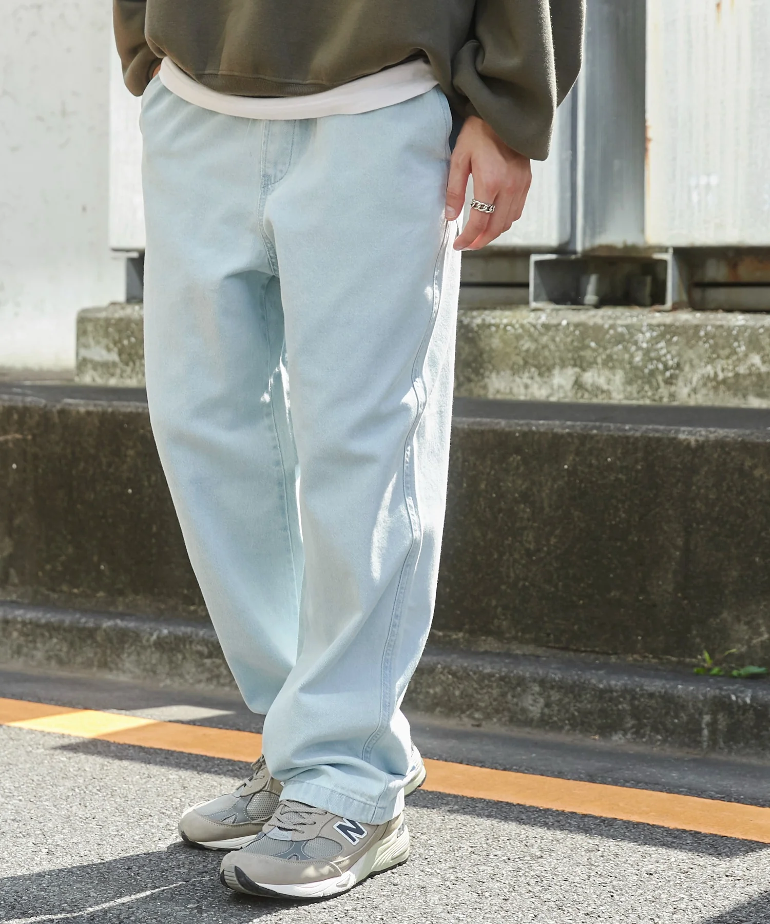 デニムイージーストレートパンツ - Image 13
