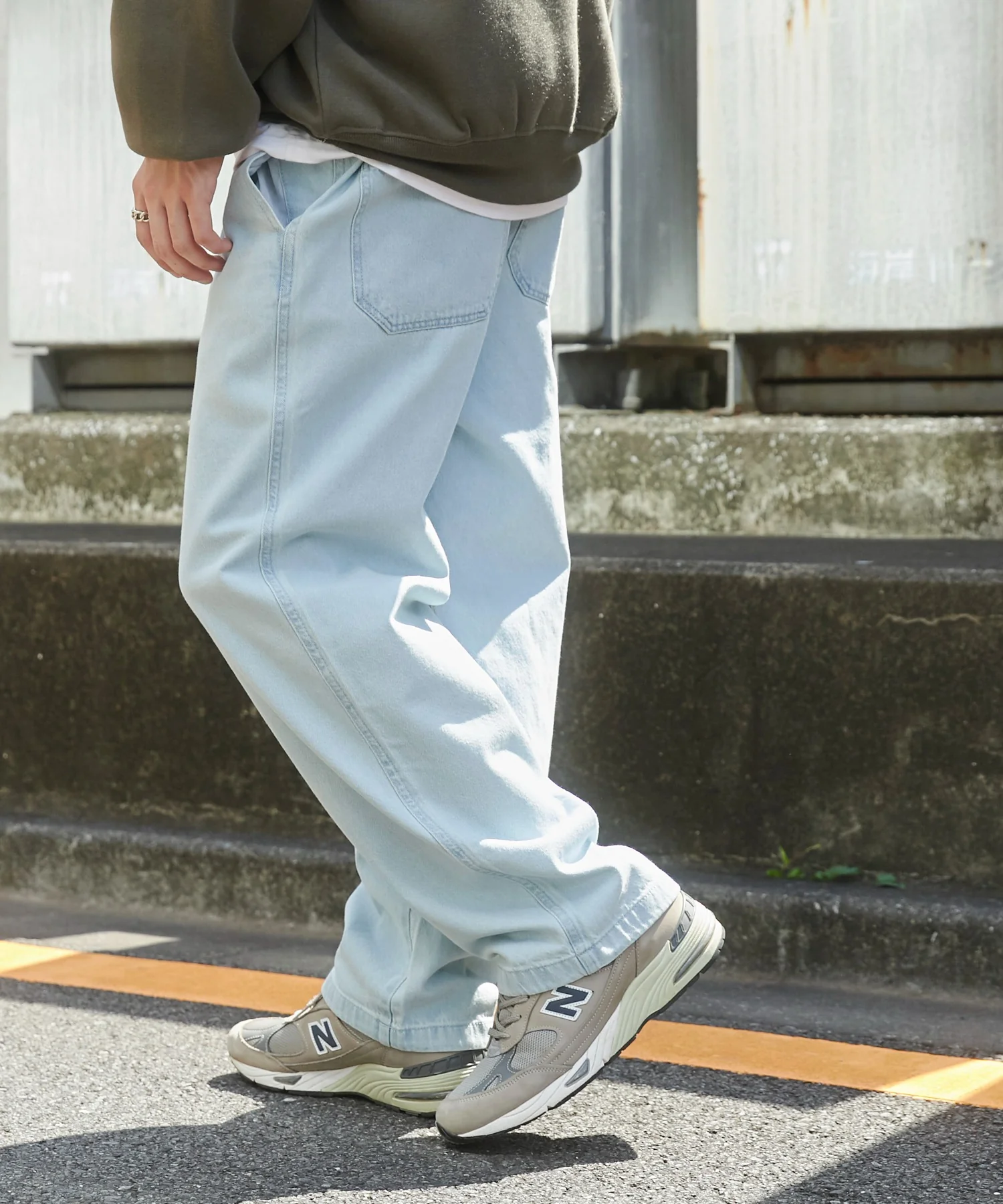 デニムイージーストレートパンツ - Image 14