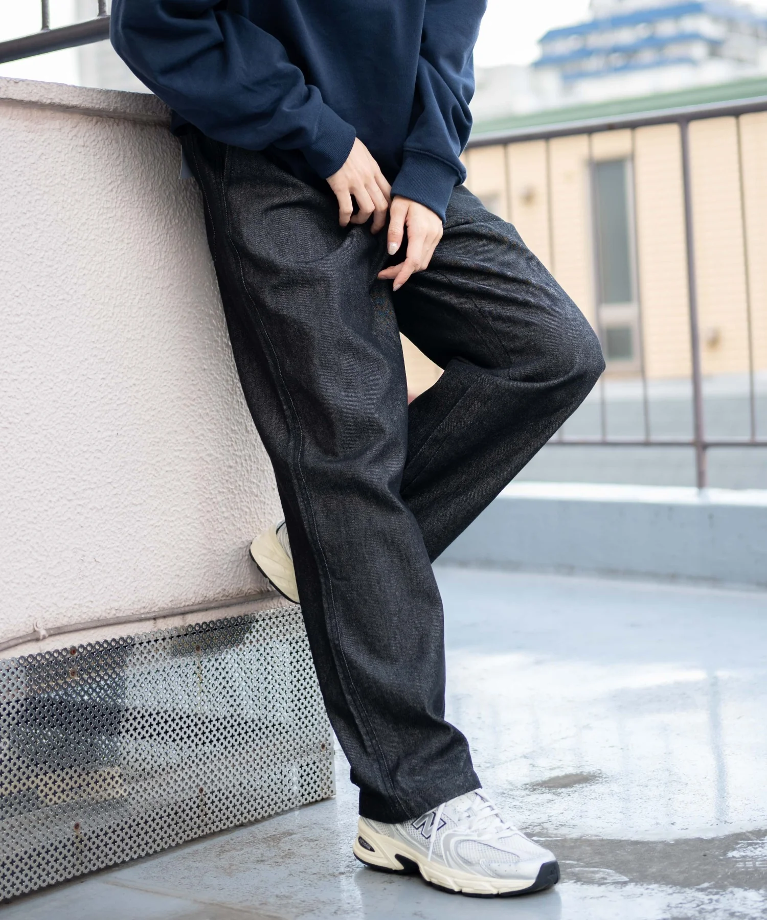 デニムイージーストレートパンツ - Image 35
