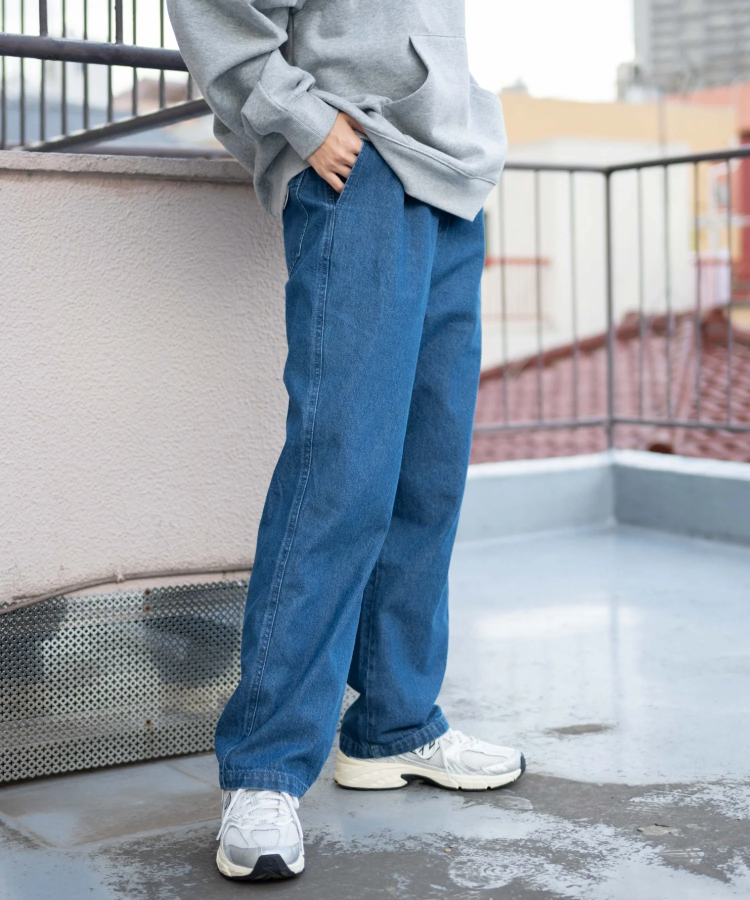 デニムイージーストレートパンツ - Image 45