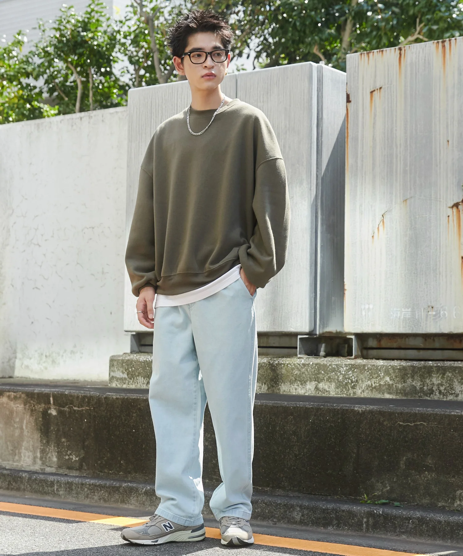 デニムイージーストレートパンツ - Image 5