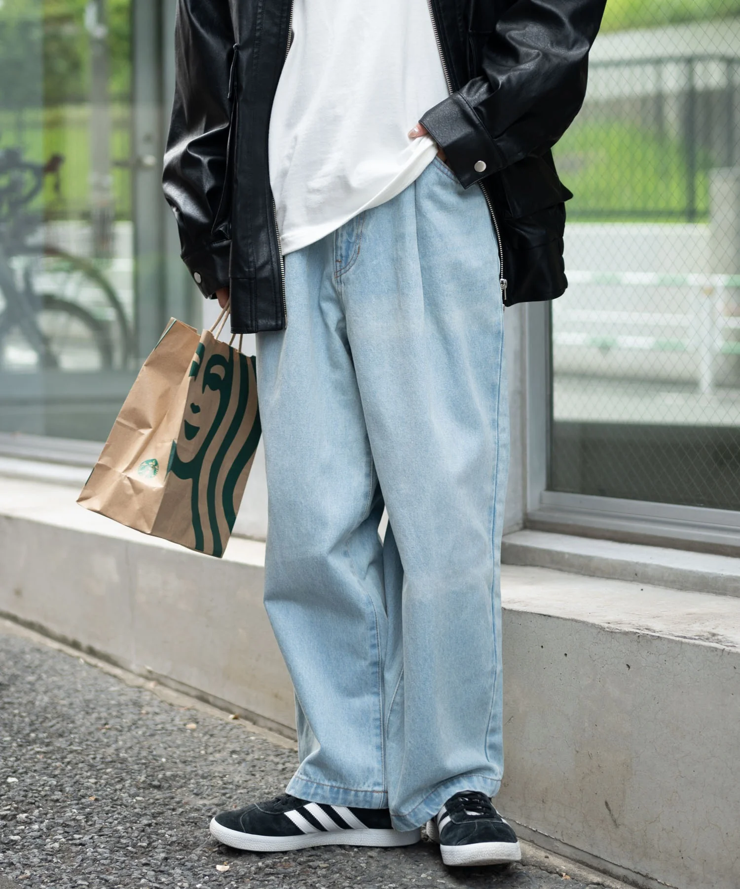 デニムルーズテーパードパンツ - Image 20
