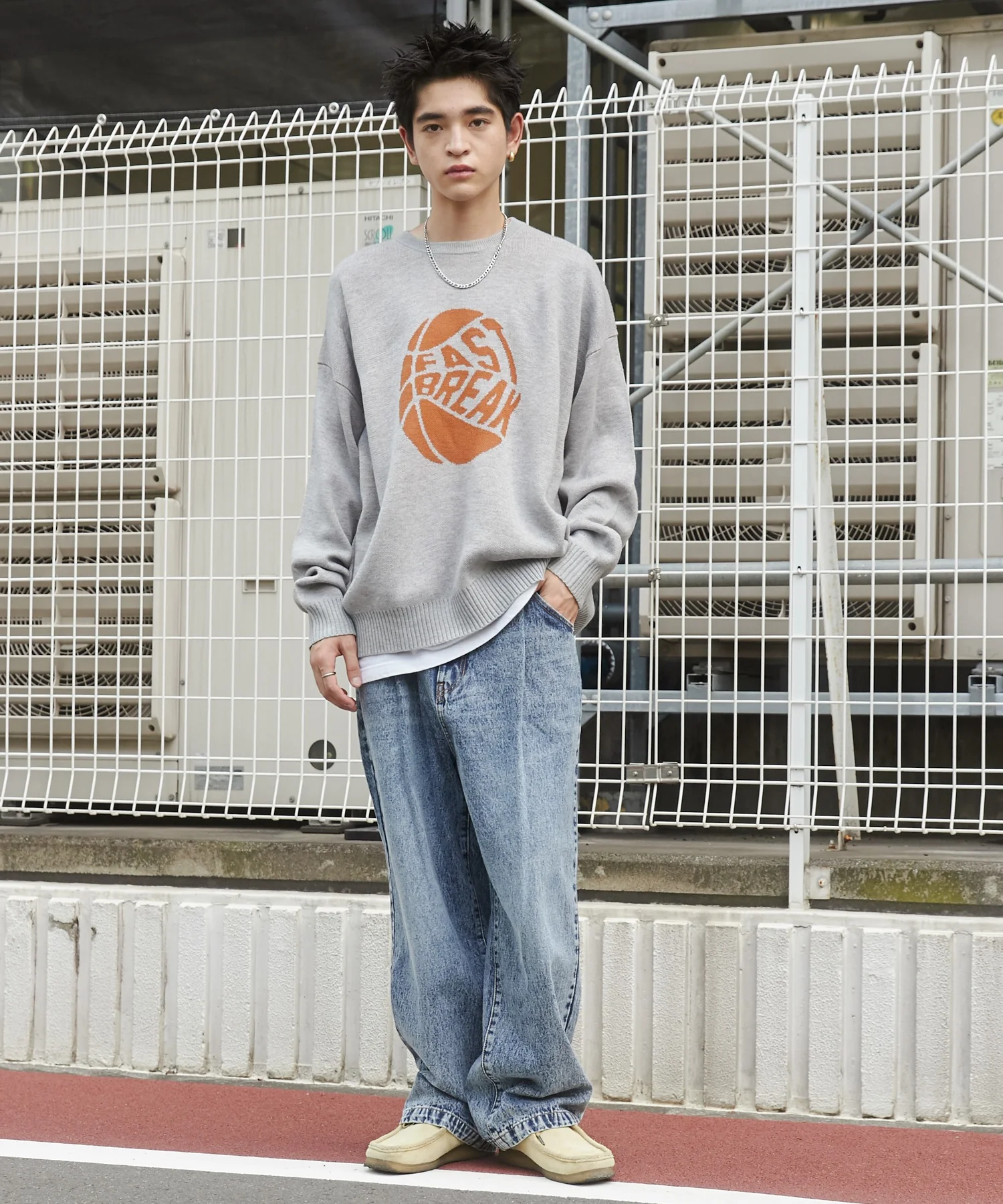 デニムルーズテーパードパンツ - Image 7