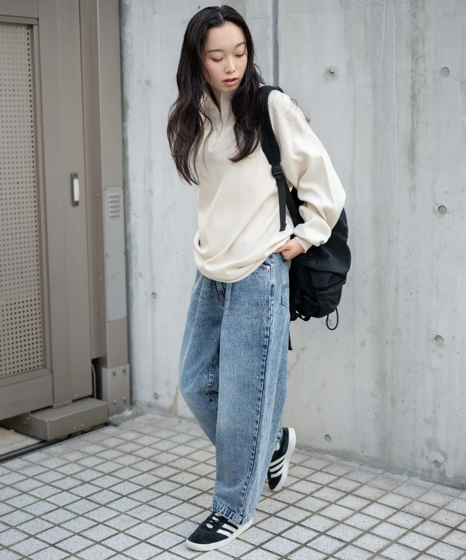デニムルーズテーパードパンツ - Image 8