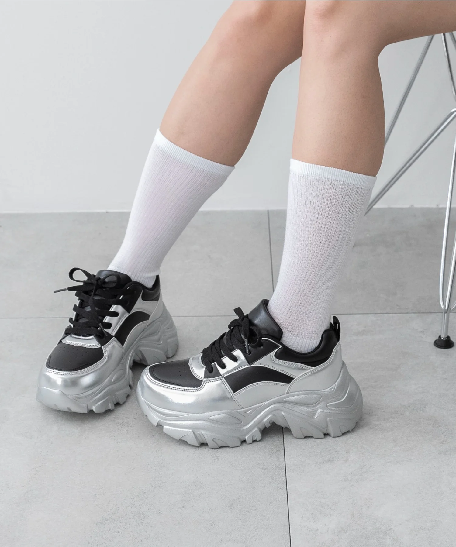 厚底ボリュームダッドスニーカー - Image 17
