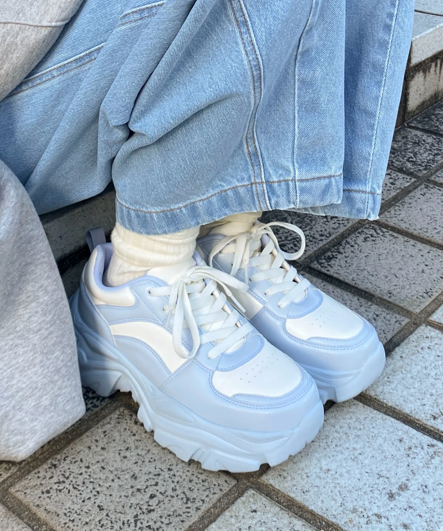 厚底ボリュームダッドスニーカー - Image 20