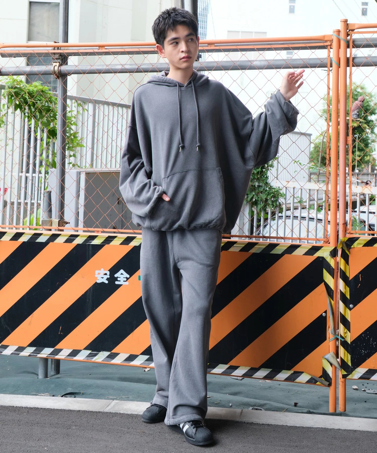 アシッドウォッシュバルーンパーカー - Image 13