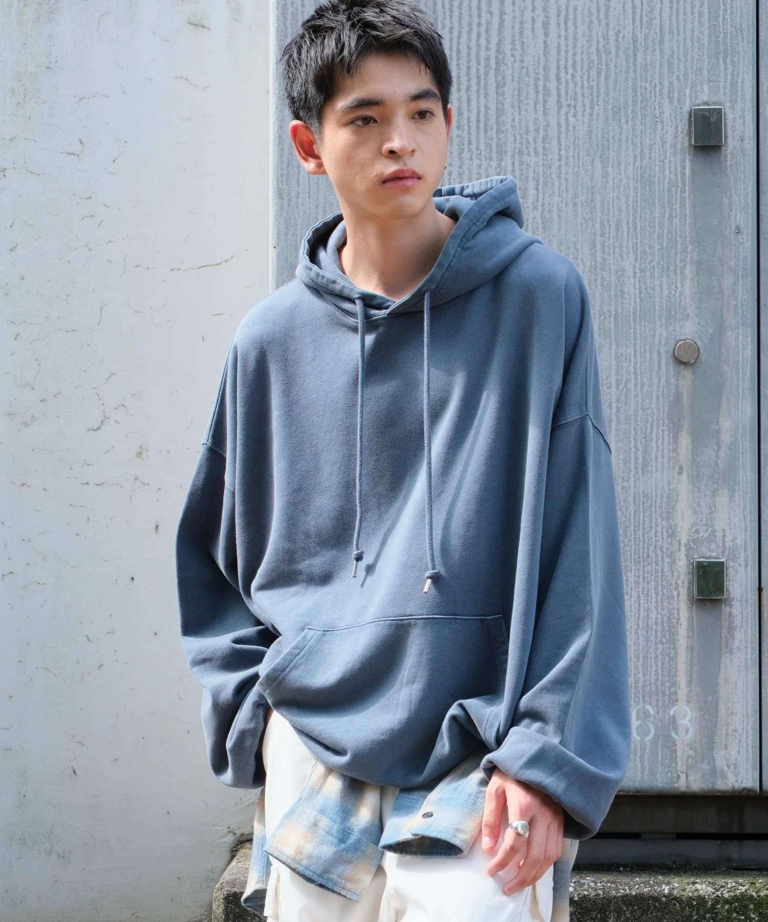 アシッドウォッシュバルーンパーカー - Image 14