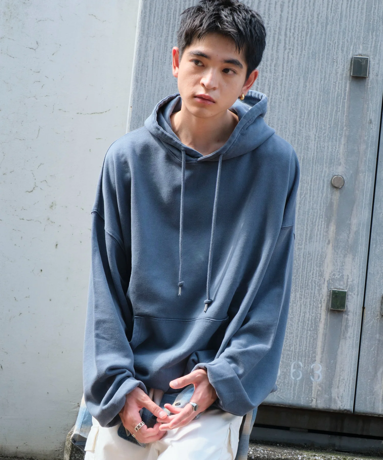 アシッドウォッシュバルーンパーカー - Image 15
