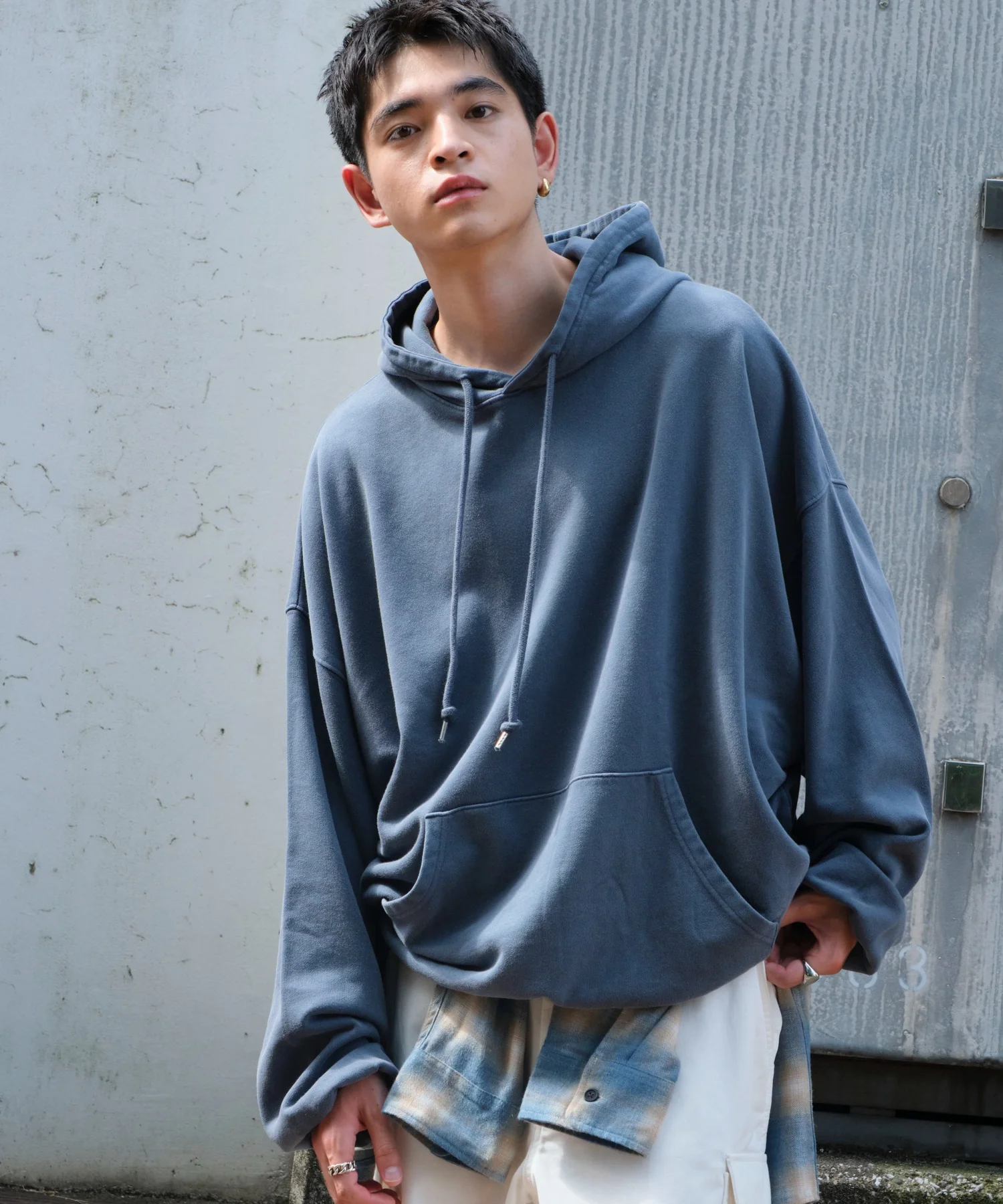 アシッドウォッシュバルーンパーカー - Image 16