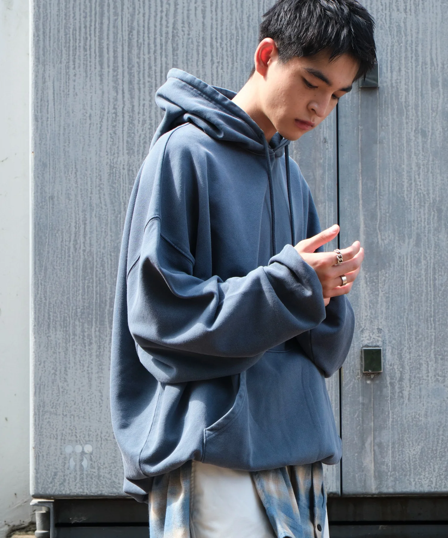 アシッドウォッシュバルーンパーカー - Image 17