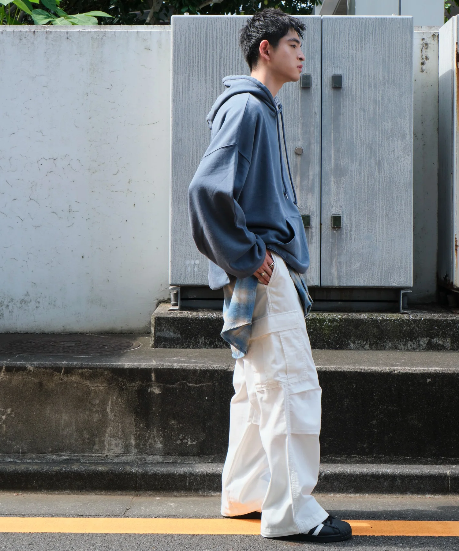 アシッドウォッシュバルーンパーカー - Image 19