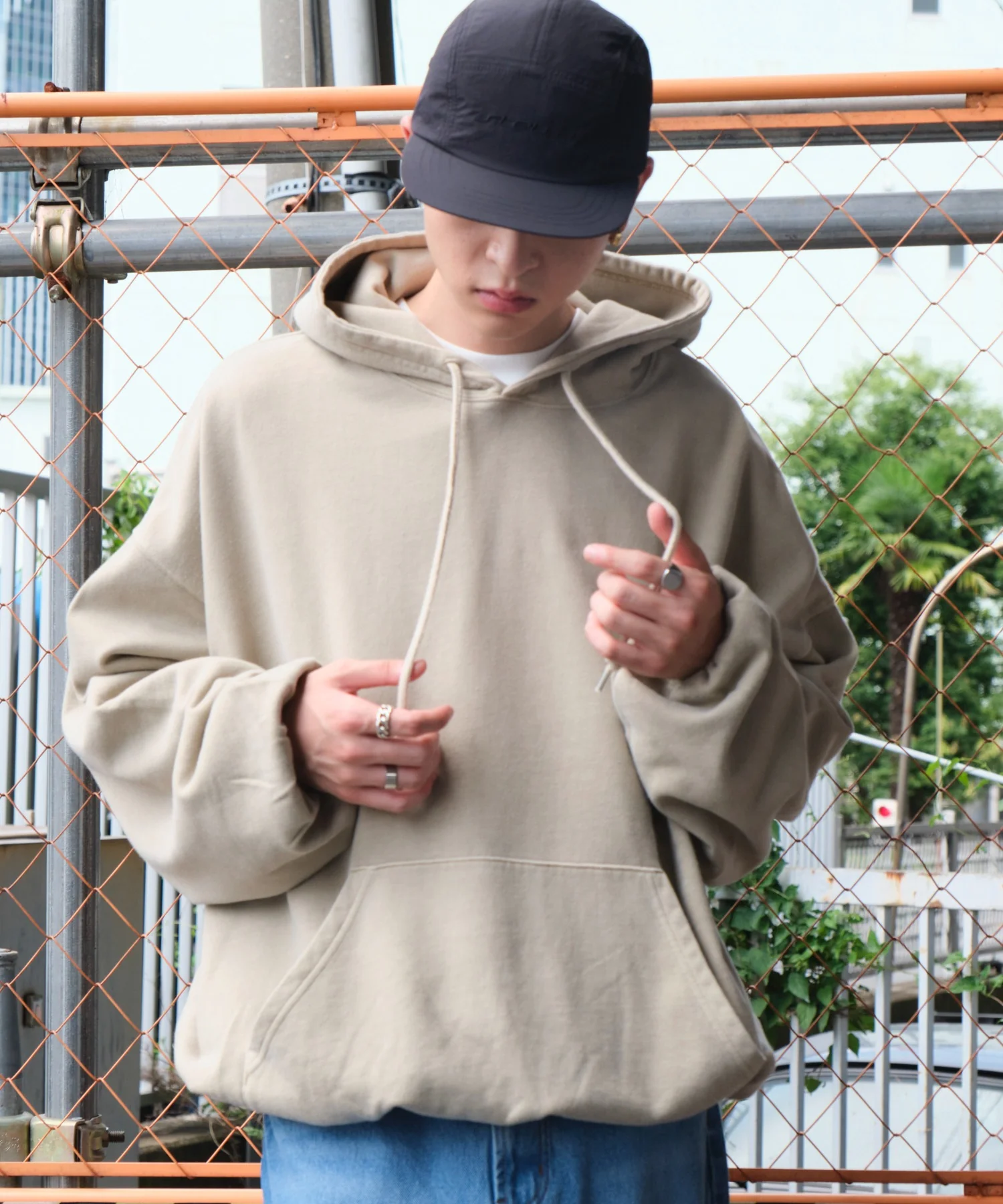 アシッドウォッシュバルーンパーカー - Image 21