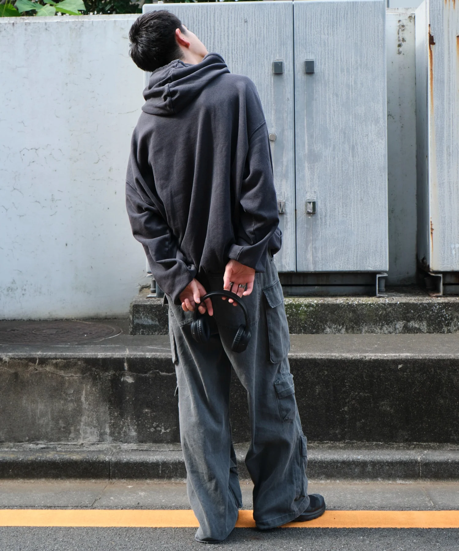 アシッドウォッシュバルーンパーカー - Image 28