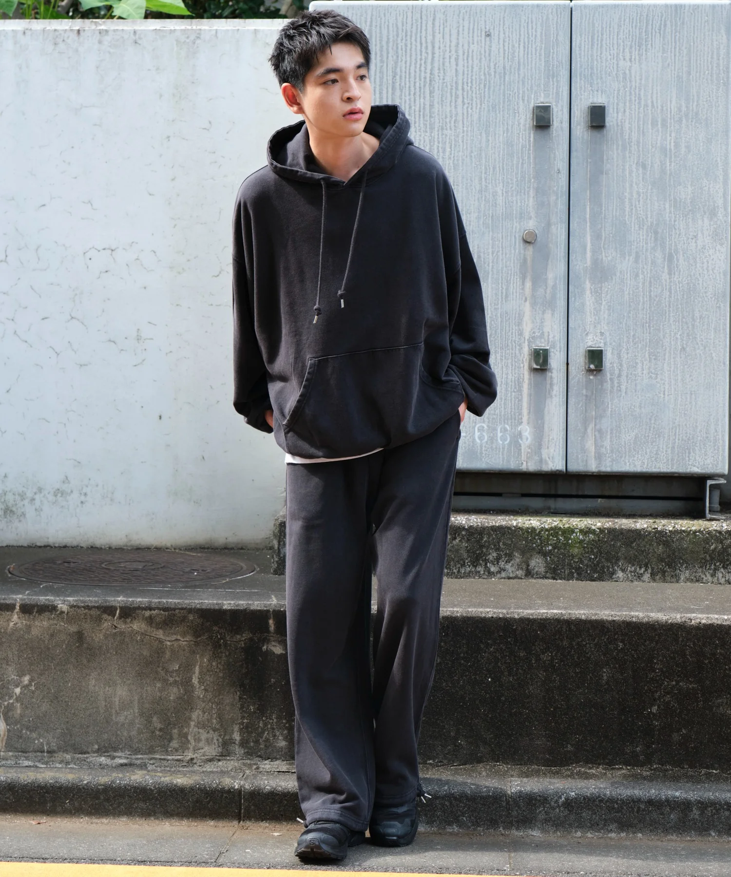 アシッドウォッシュバルーンパーカー - Image 29