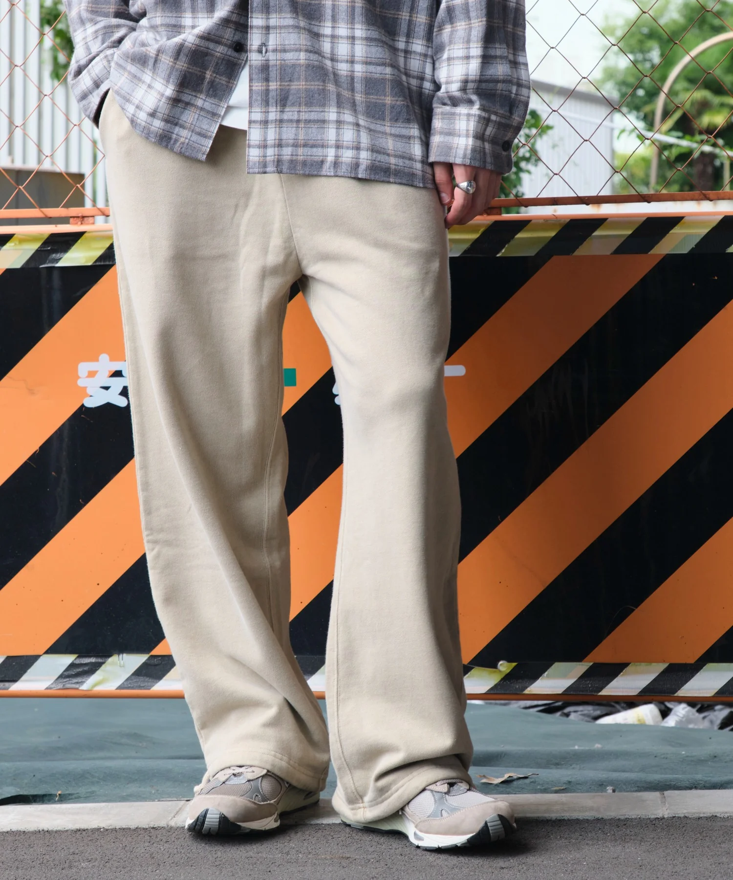 アシッドウォッシュワイドスウェットパンツ - Image 8