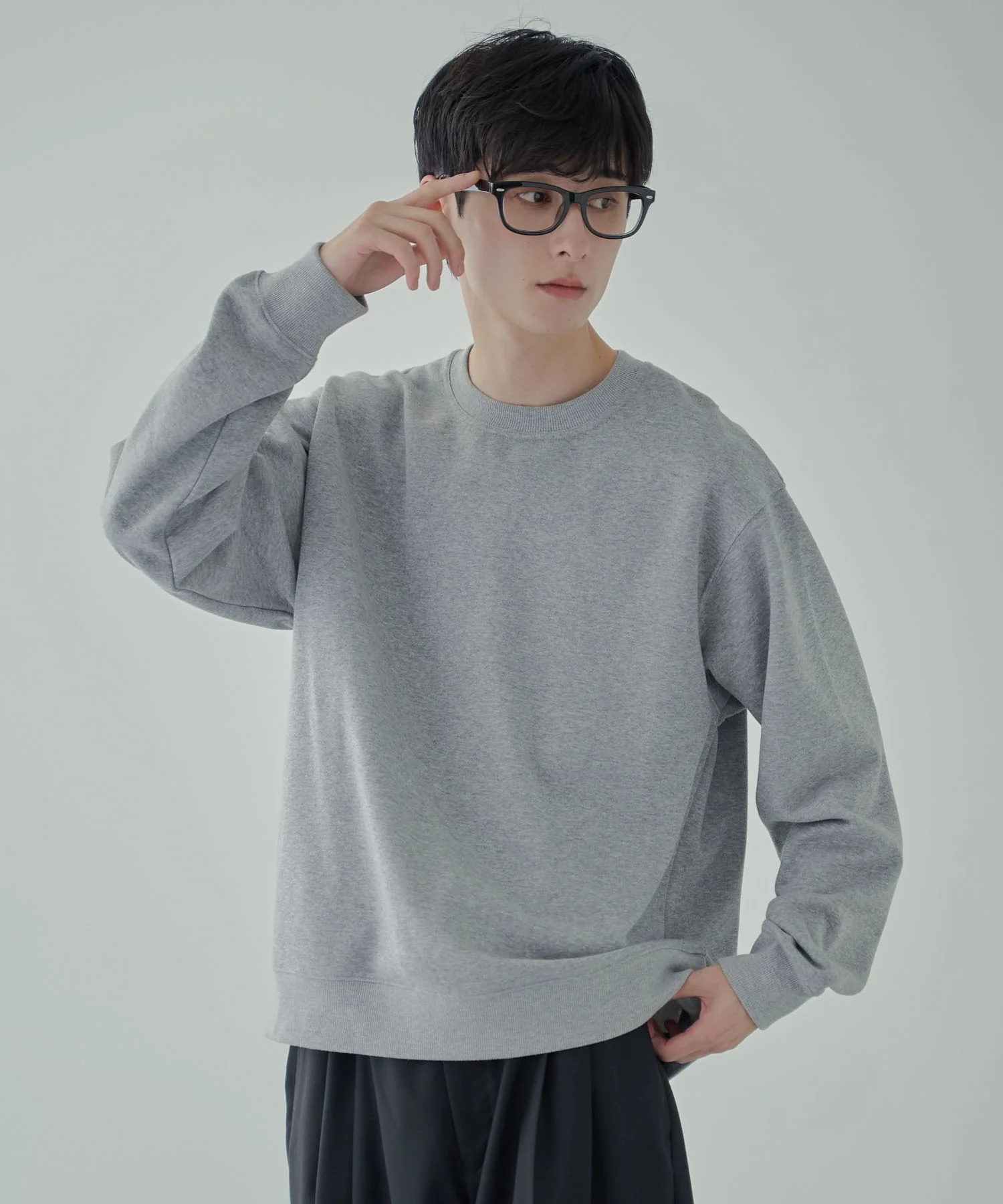 リラックスフィットスウェットプルオーバー - Image 3
