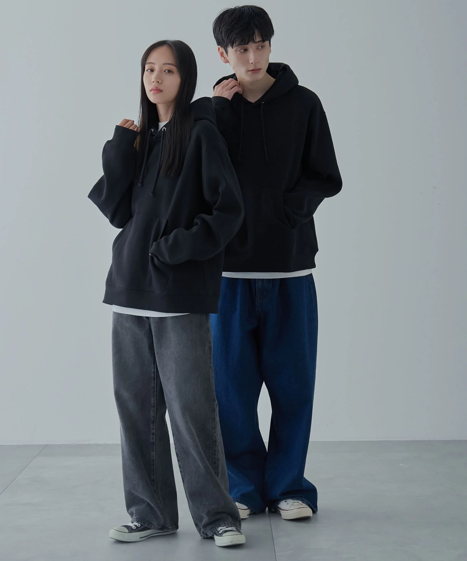 リラックスフィットスウェットプルパーカー - Image 14