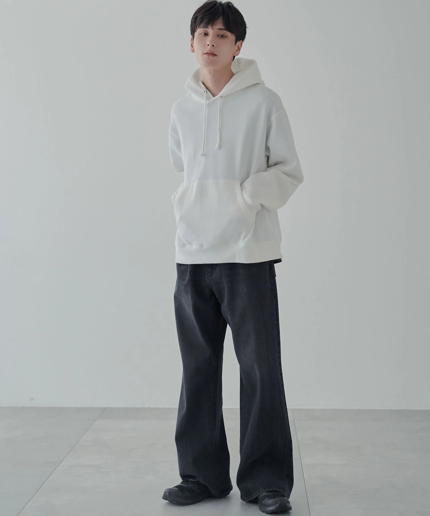 リラックスフィットスウェットプルパーカー - Image 18