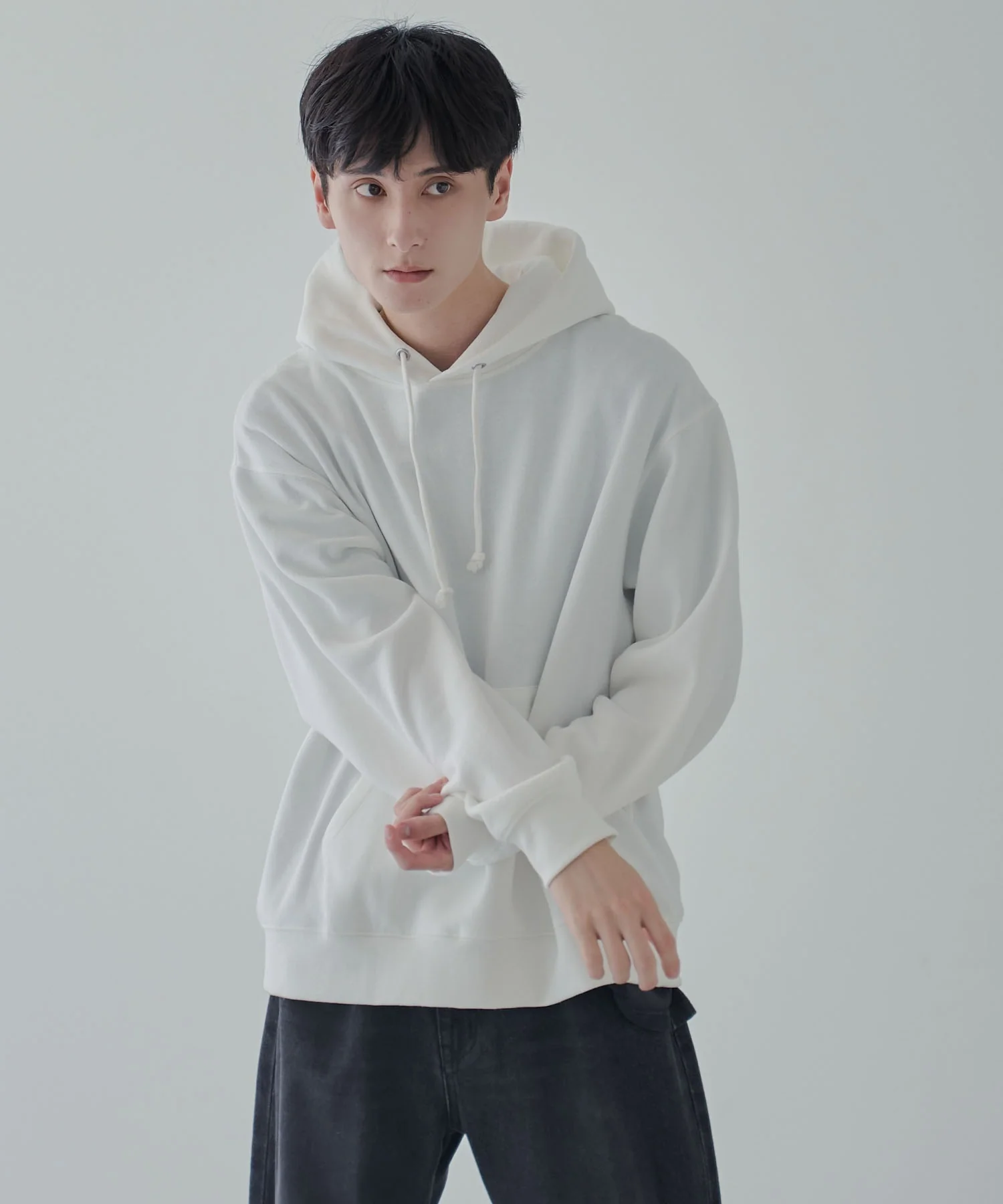 リラックスフィットスウェットプルパーカー - Image 35
