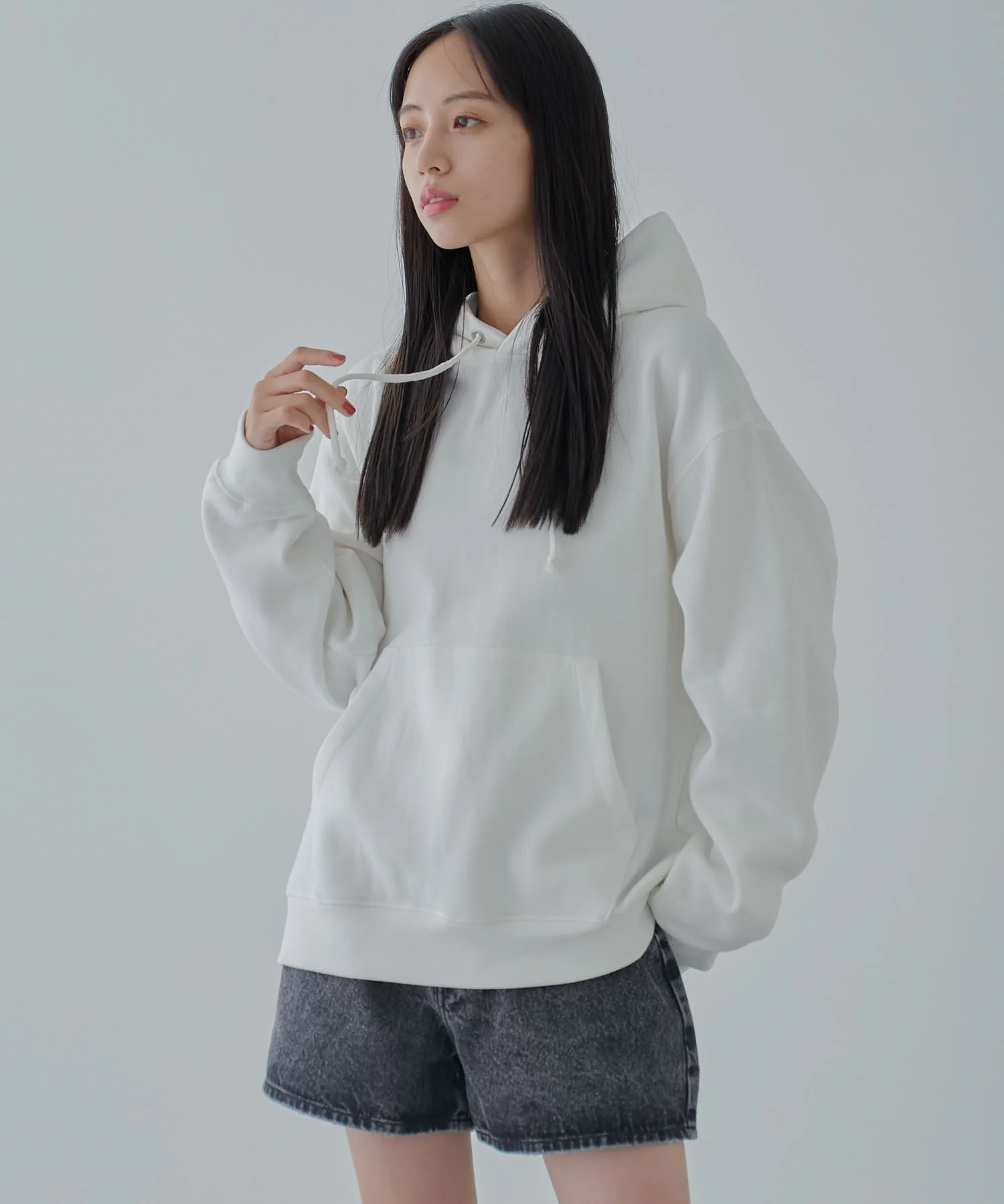 リラックスフィットスウェットプルパーカー - Image 36