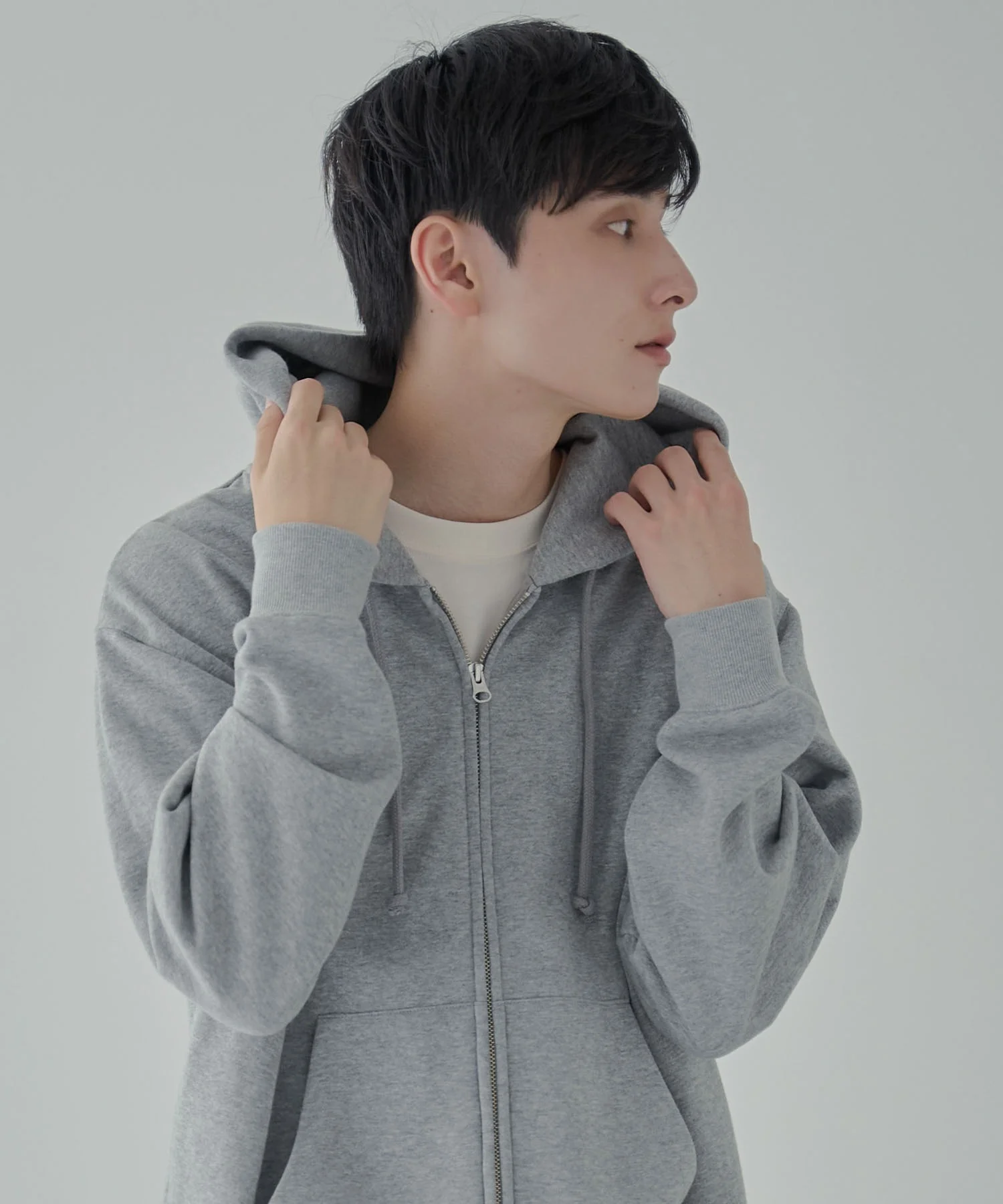リラックスフィットダブルZIPパーカー - Image 21