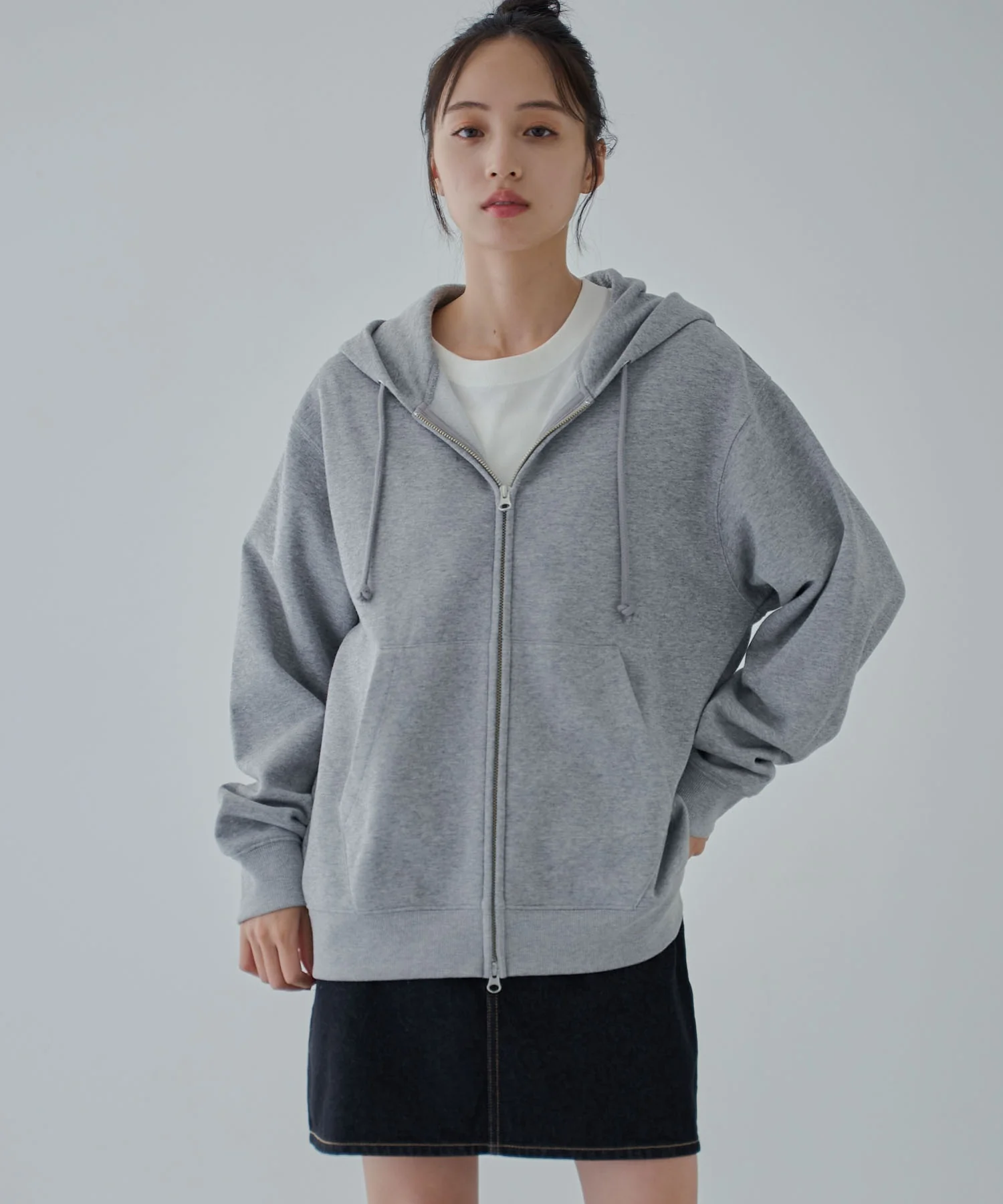リラックスフィットダブルZIPパーカー - Image 27
