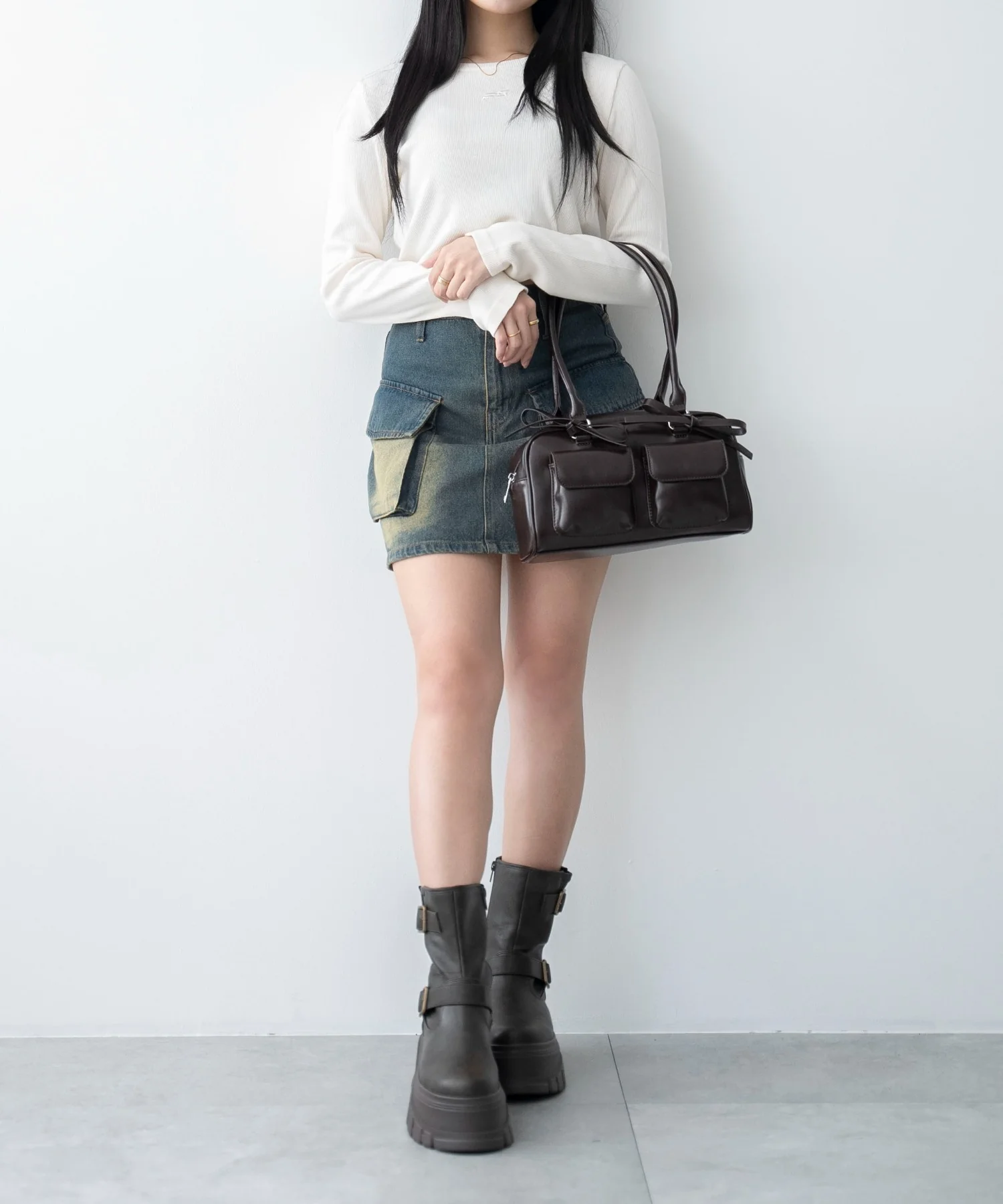 厚底ボリュームエンジニアブーツ - Image 3