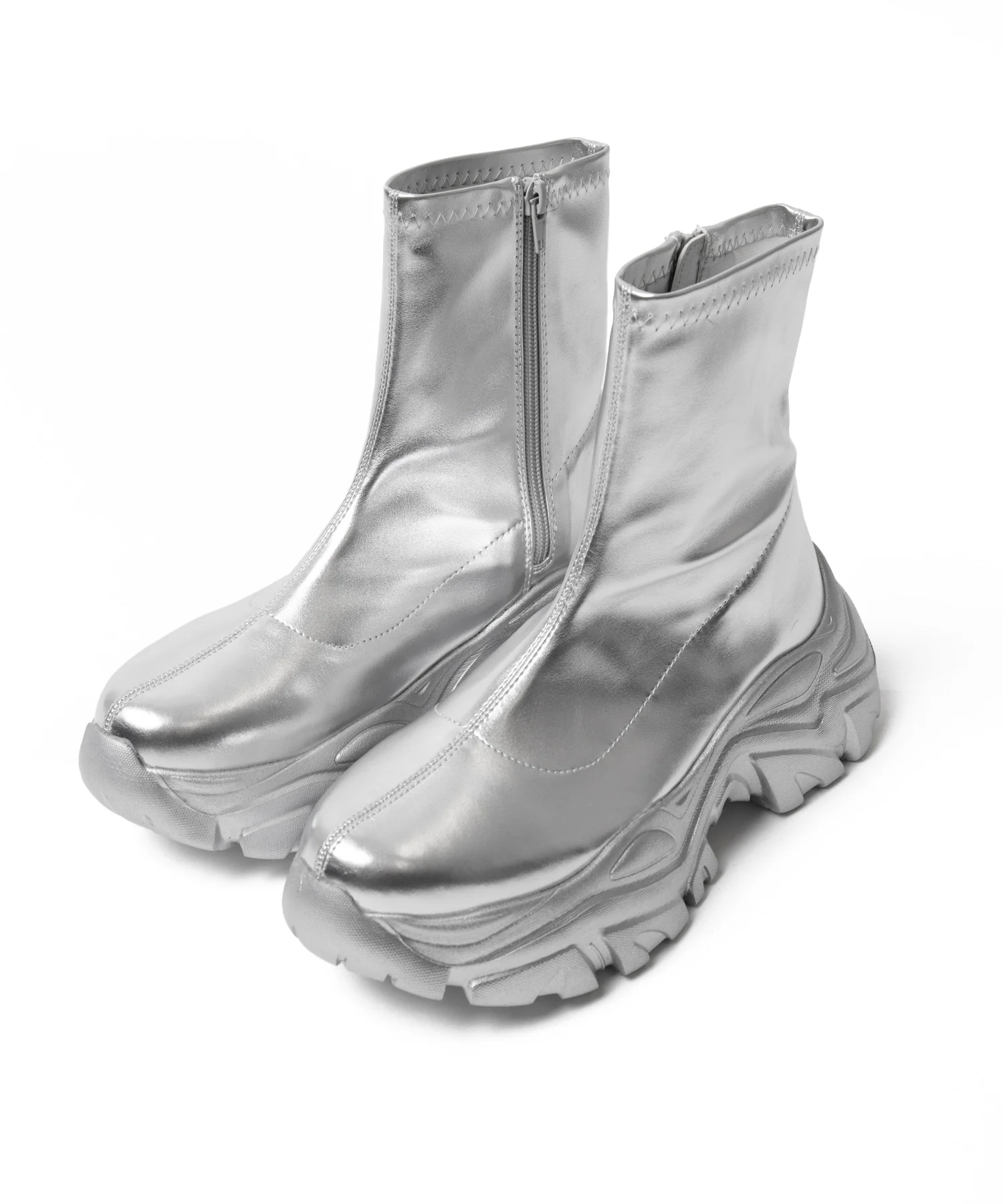 厚底スニーカーソールショートブーツ - Image 11