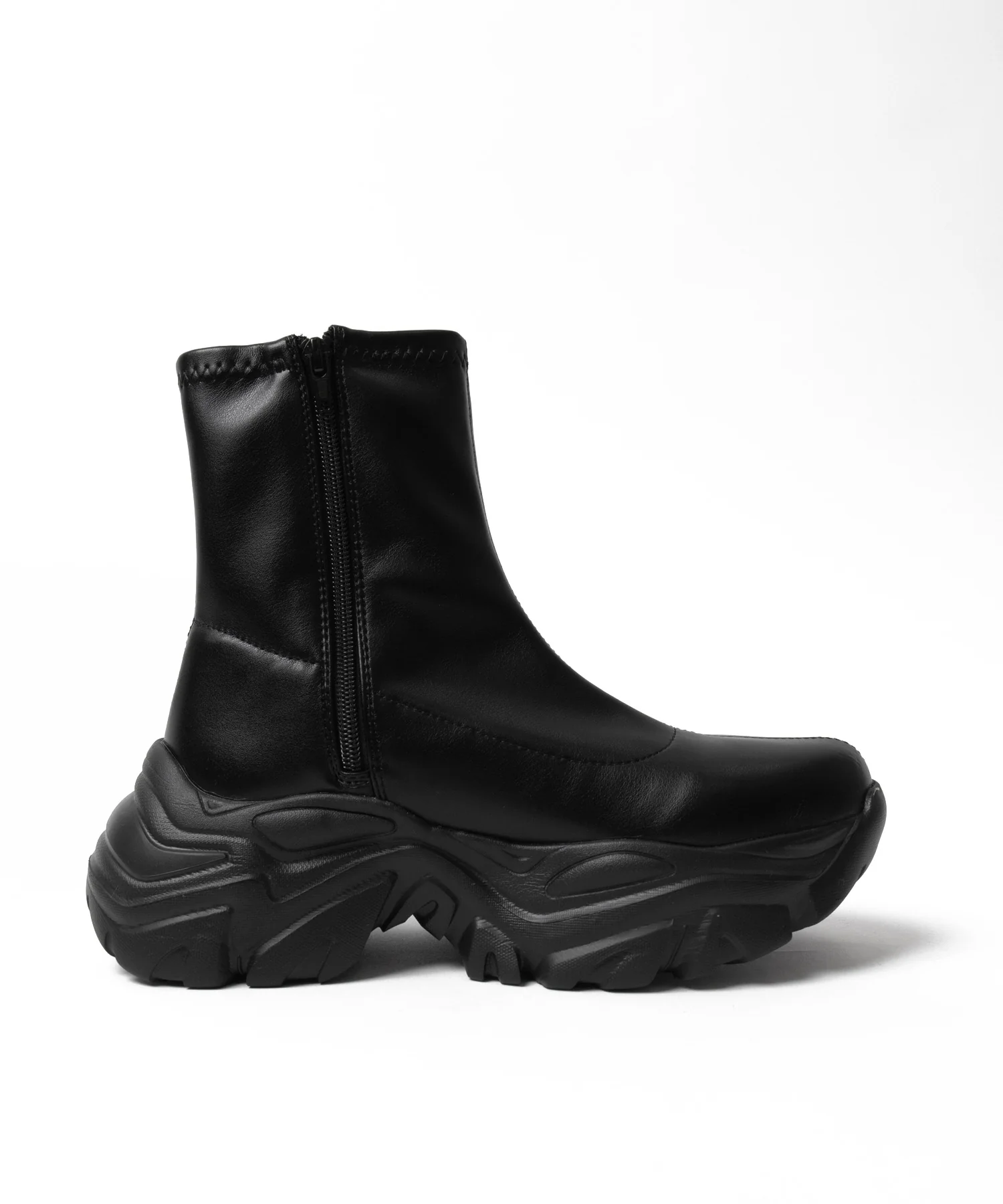 厚底スニーカーソールショートブーツ - Image 17