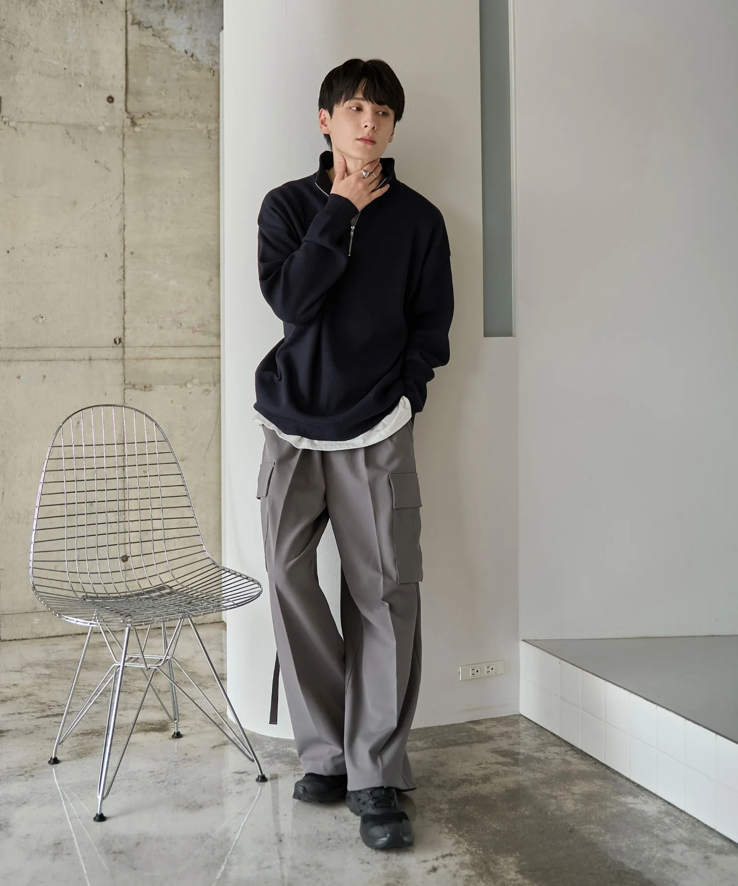ミラノリブハーフジッププルオーバー - Image 14