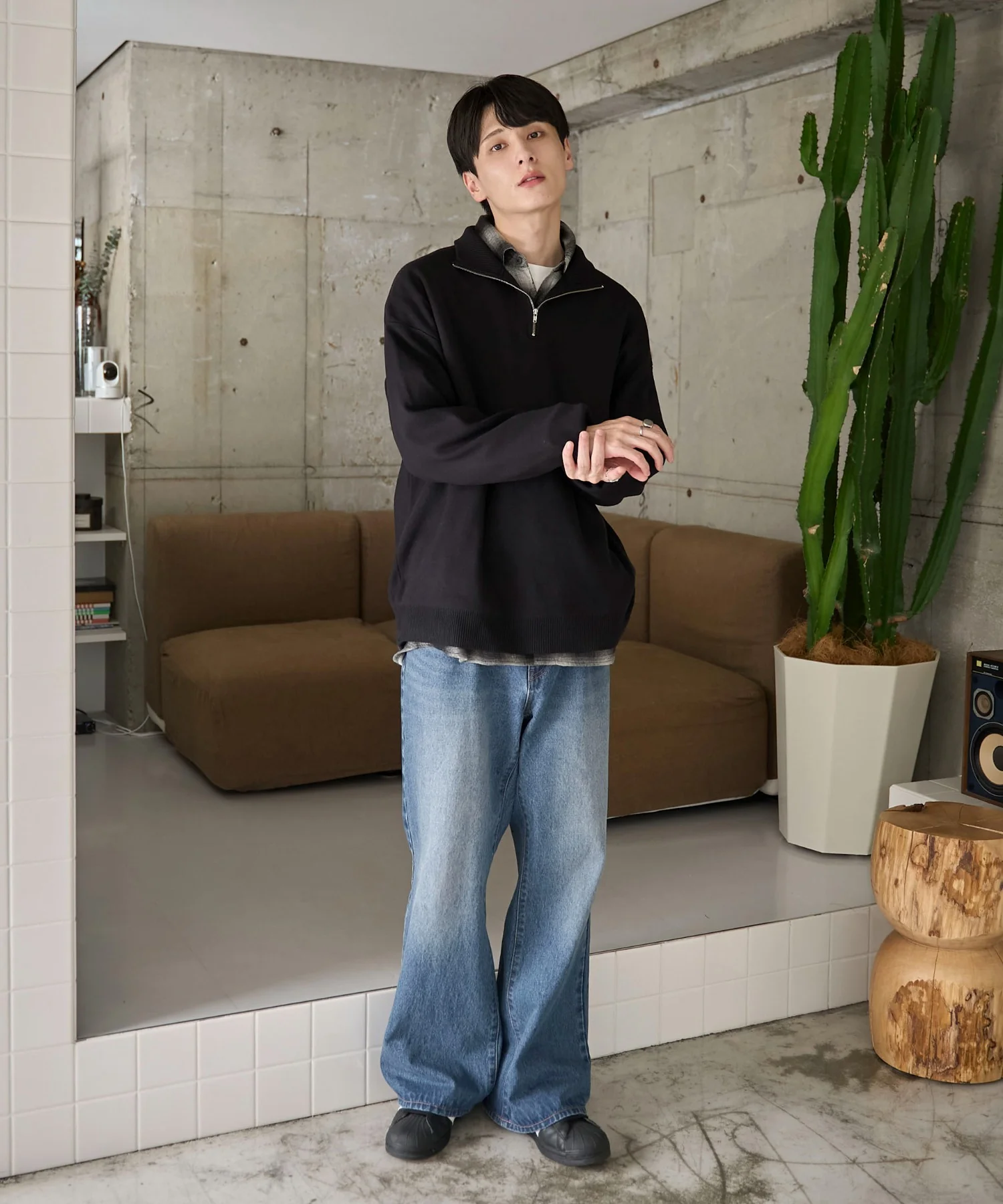 ミラノリブハーフジッププルオーバー - Image 19
