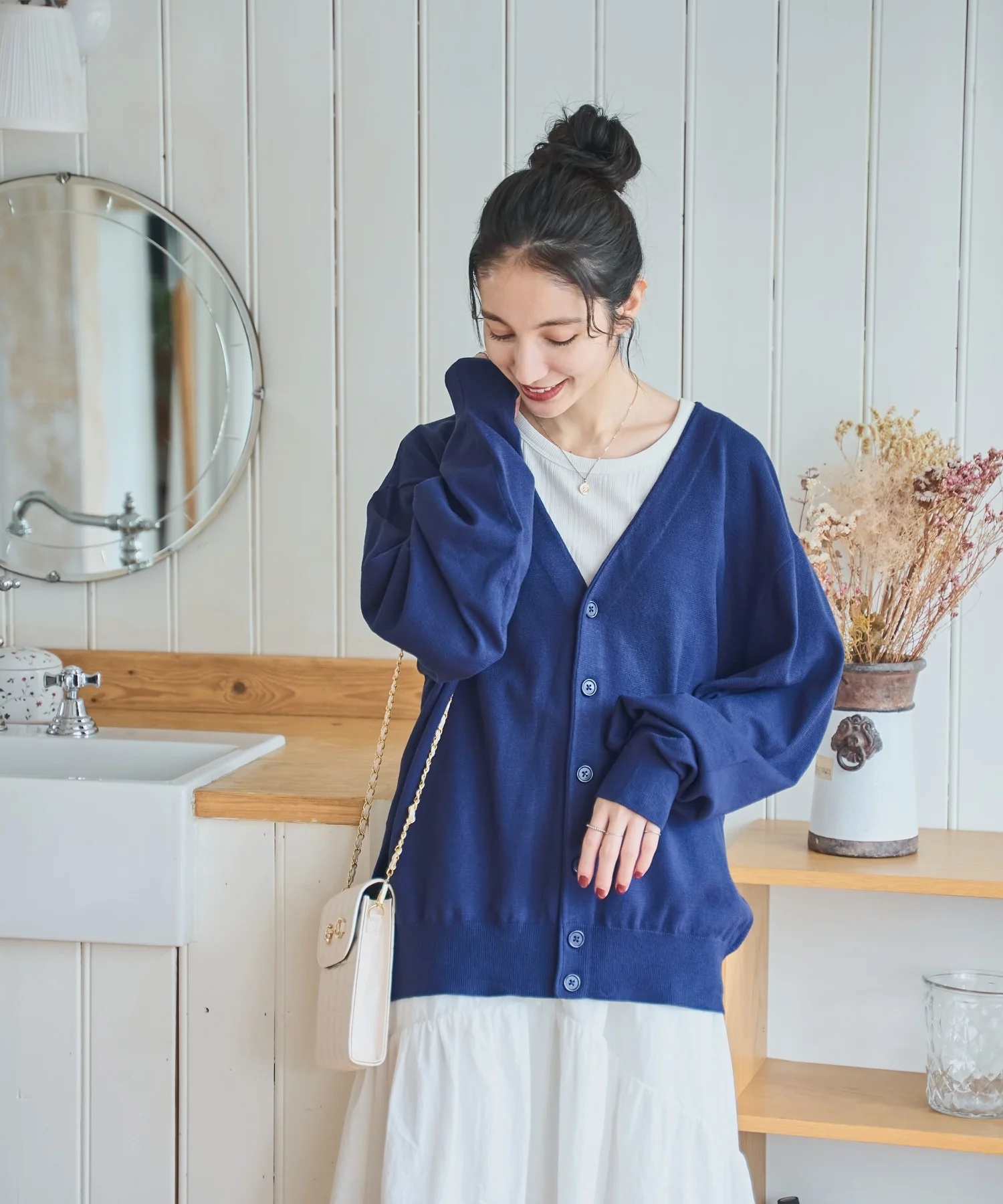 ドロップショルダーカーディガン - Image 15