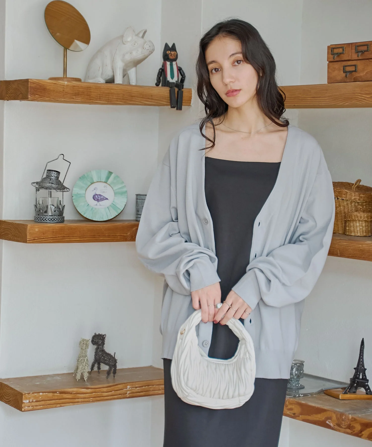 ドロップショルダーカーディガン - Image 35