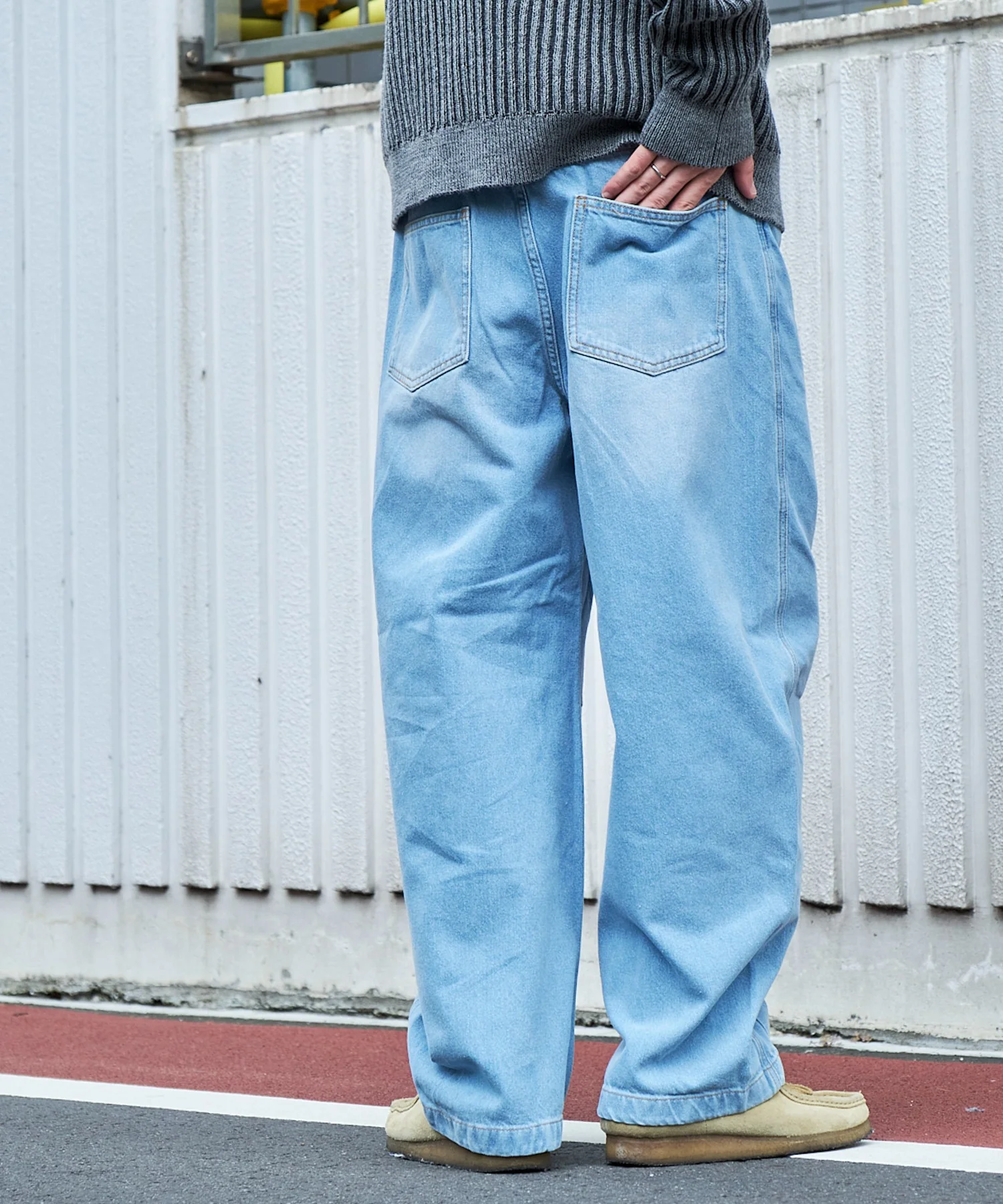 イージーバレルレッグデニムパンツ - Image 10