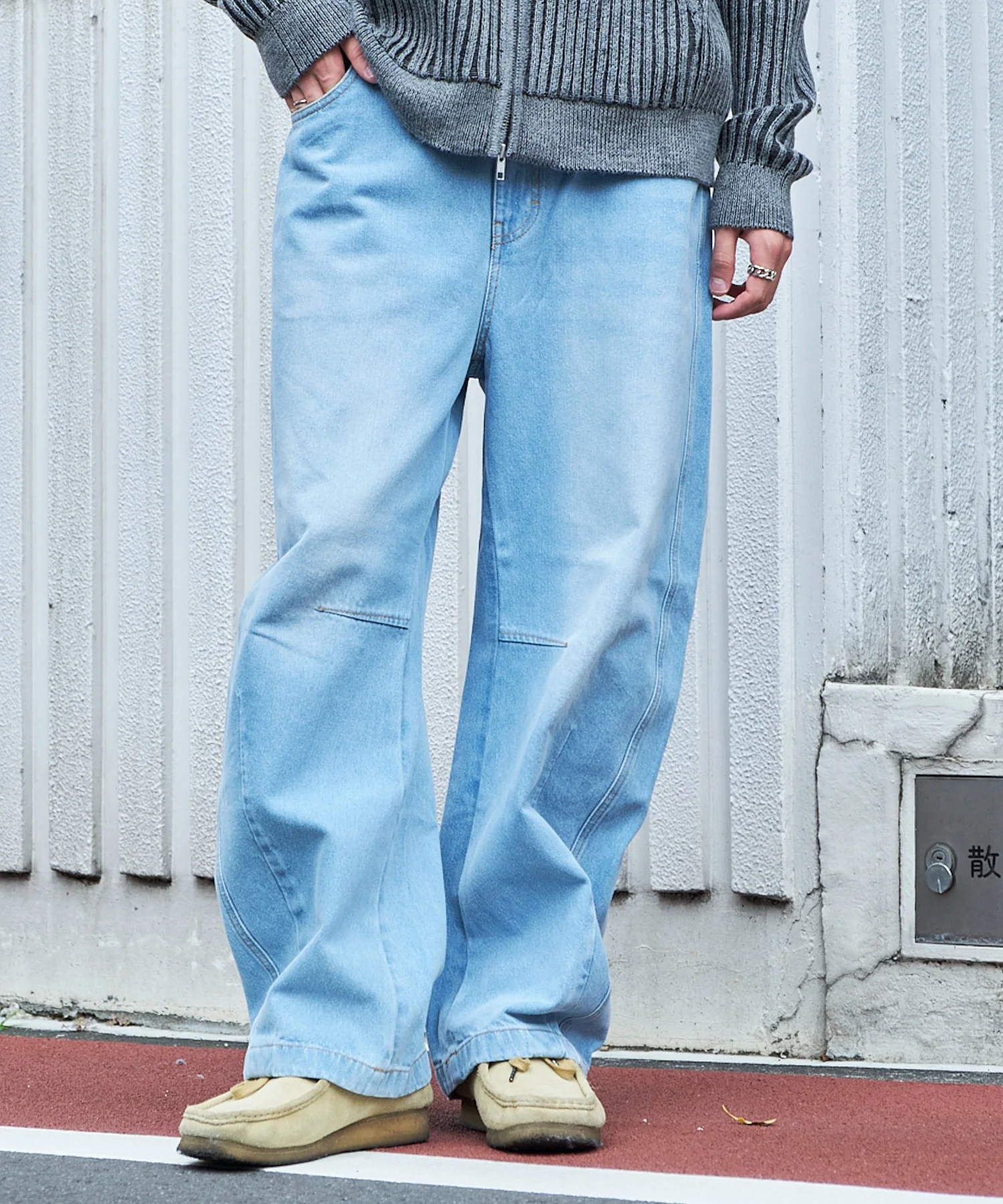 イージーバレルレッグデニムパンツ - Image 11