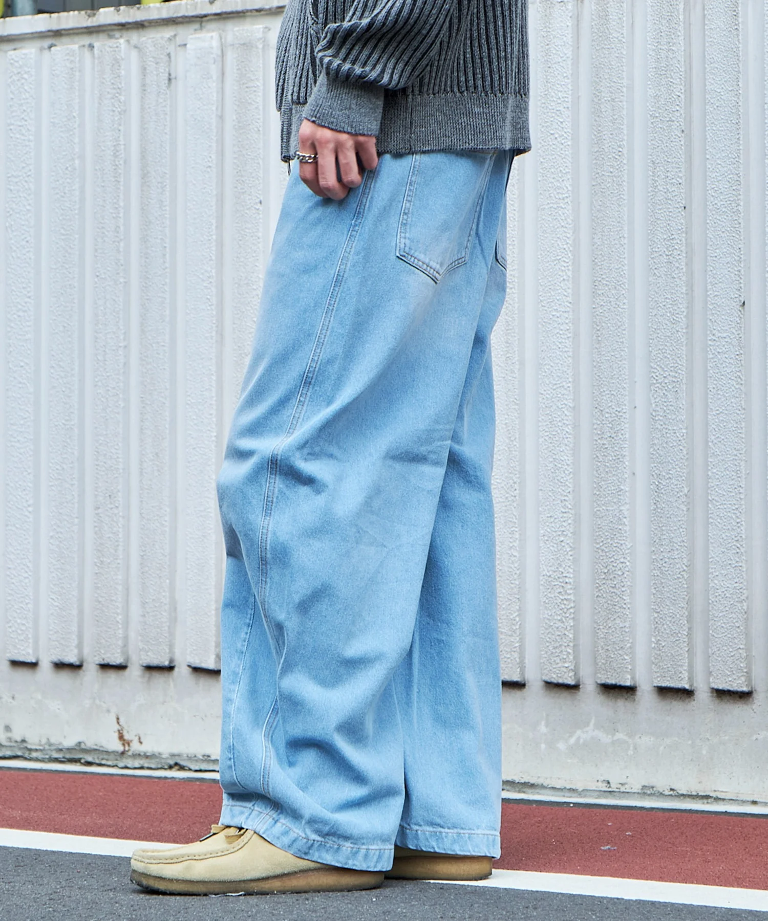 イージーバレルレッグデニムパンツ - Image 9
