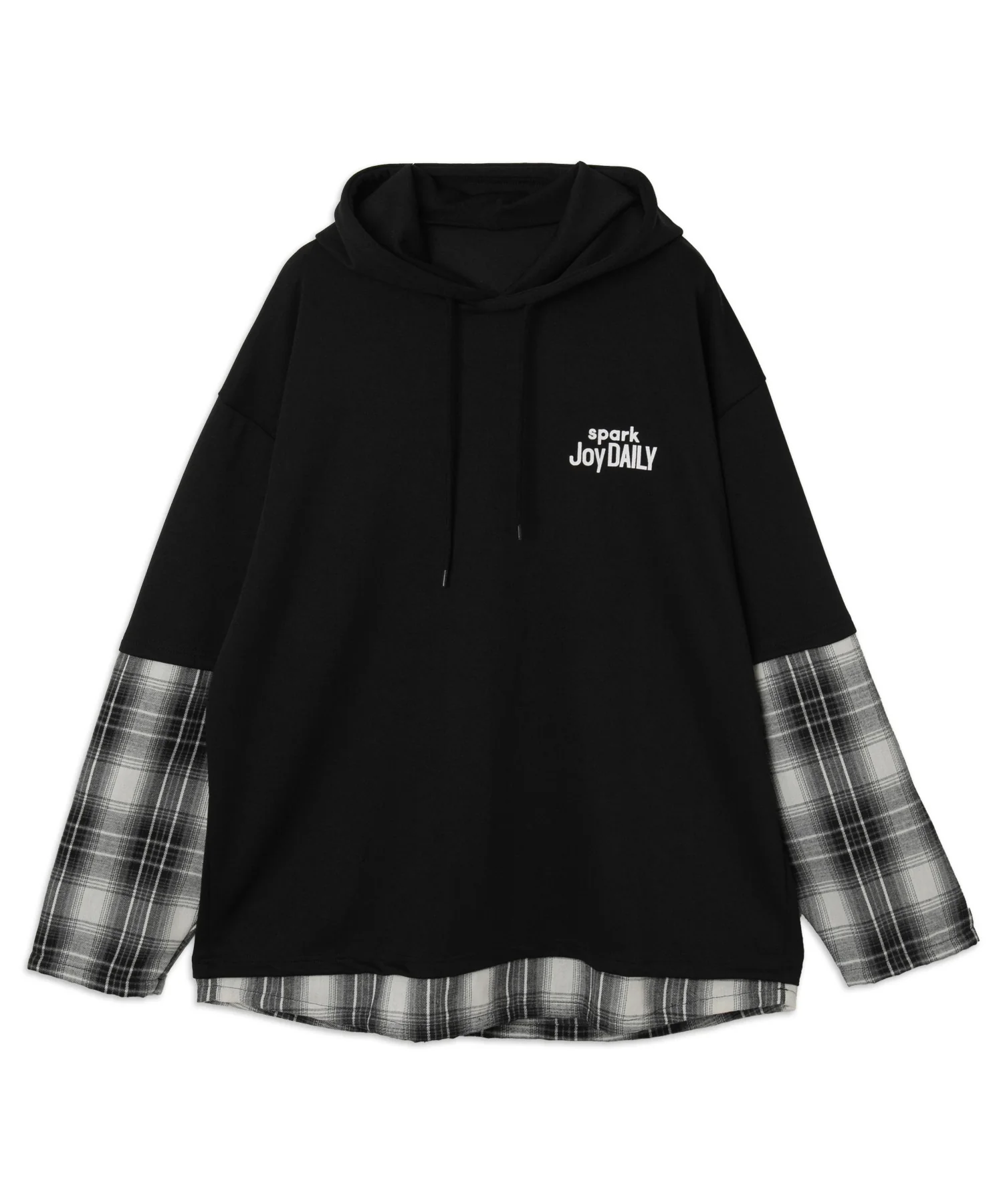 チェックレイヤードパーカー - Image 19