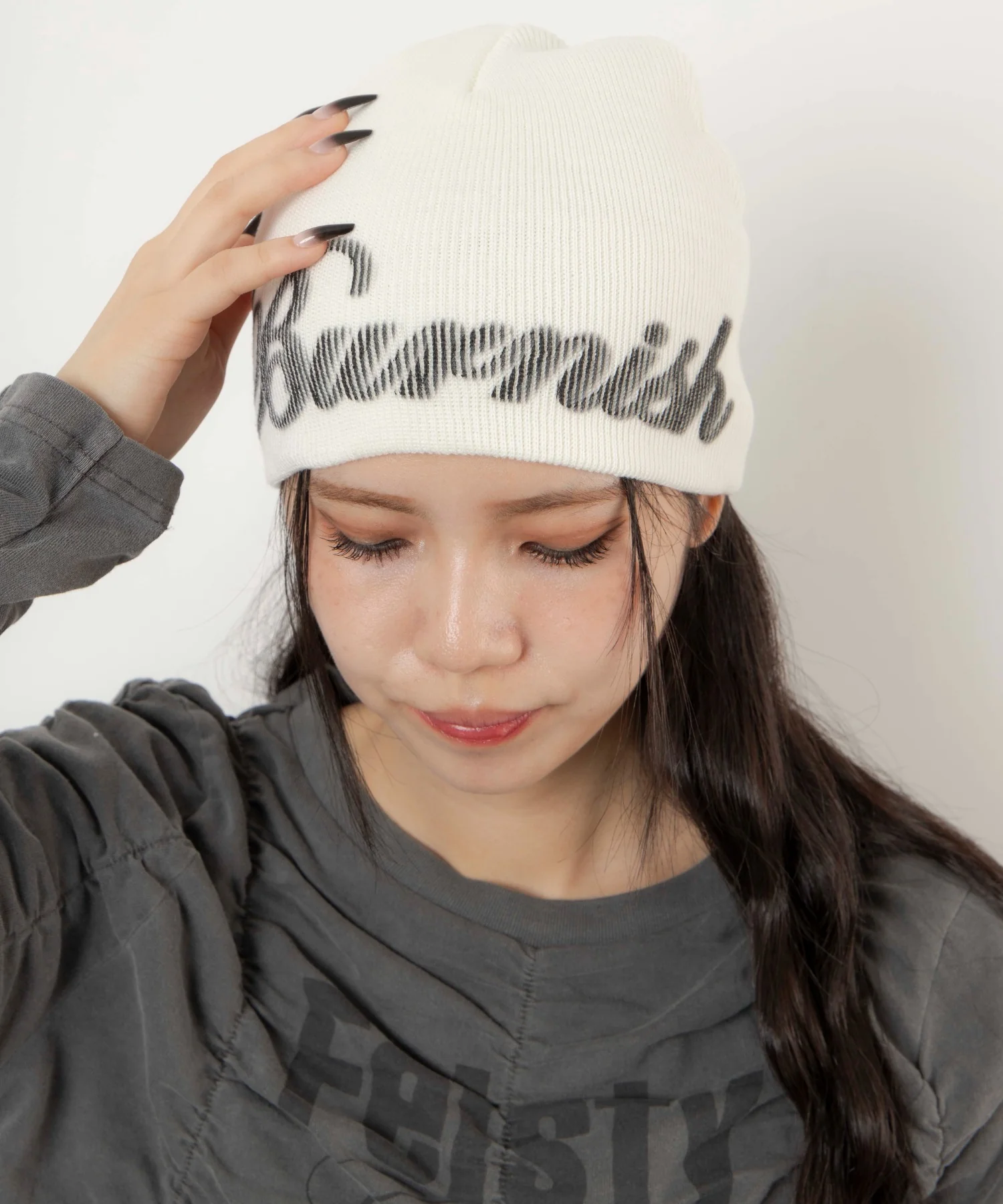 ロゴプリントシングルニットワッチ - Image 12