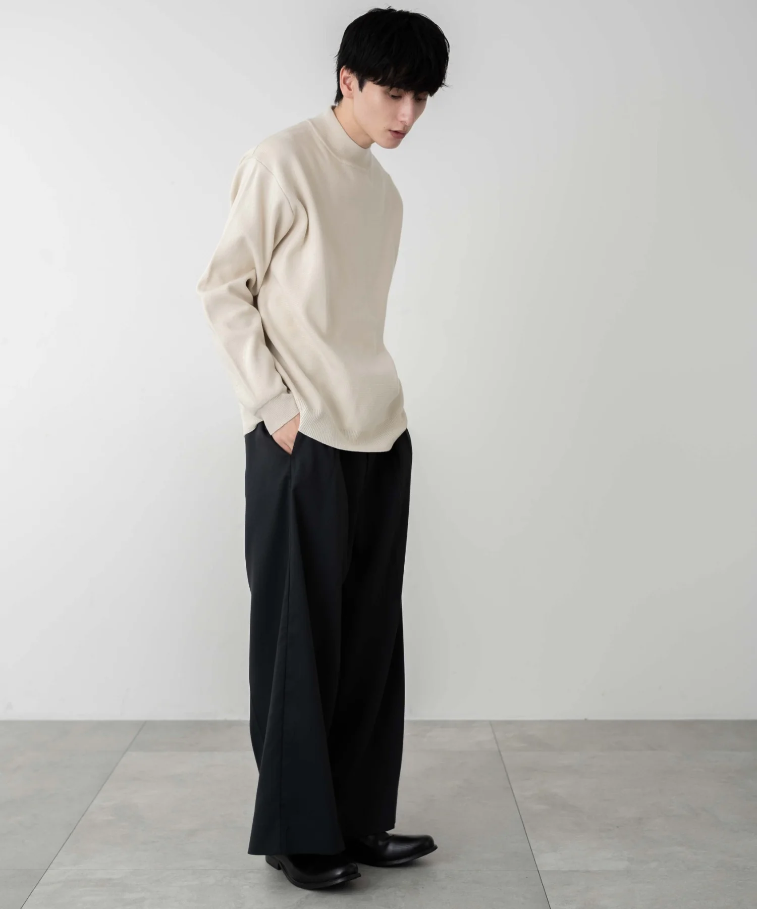 ミラノリブモックネックプルオーバー - Image 10