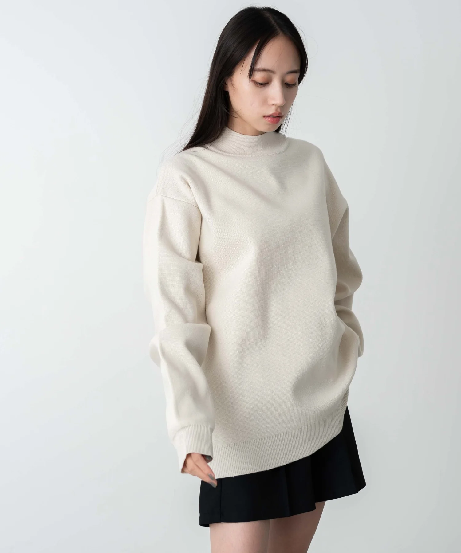 ミラノリブモックネックプルオーバー - Image 12