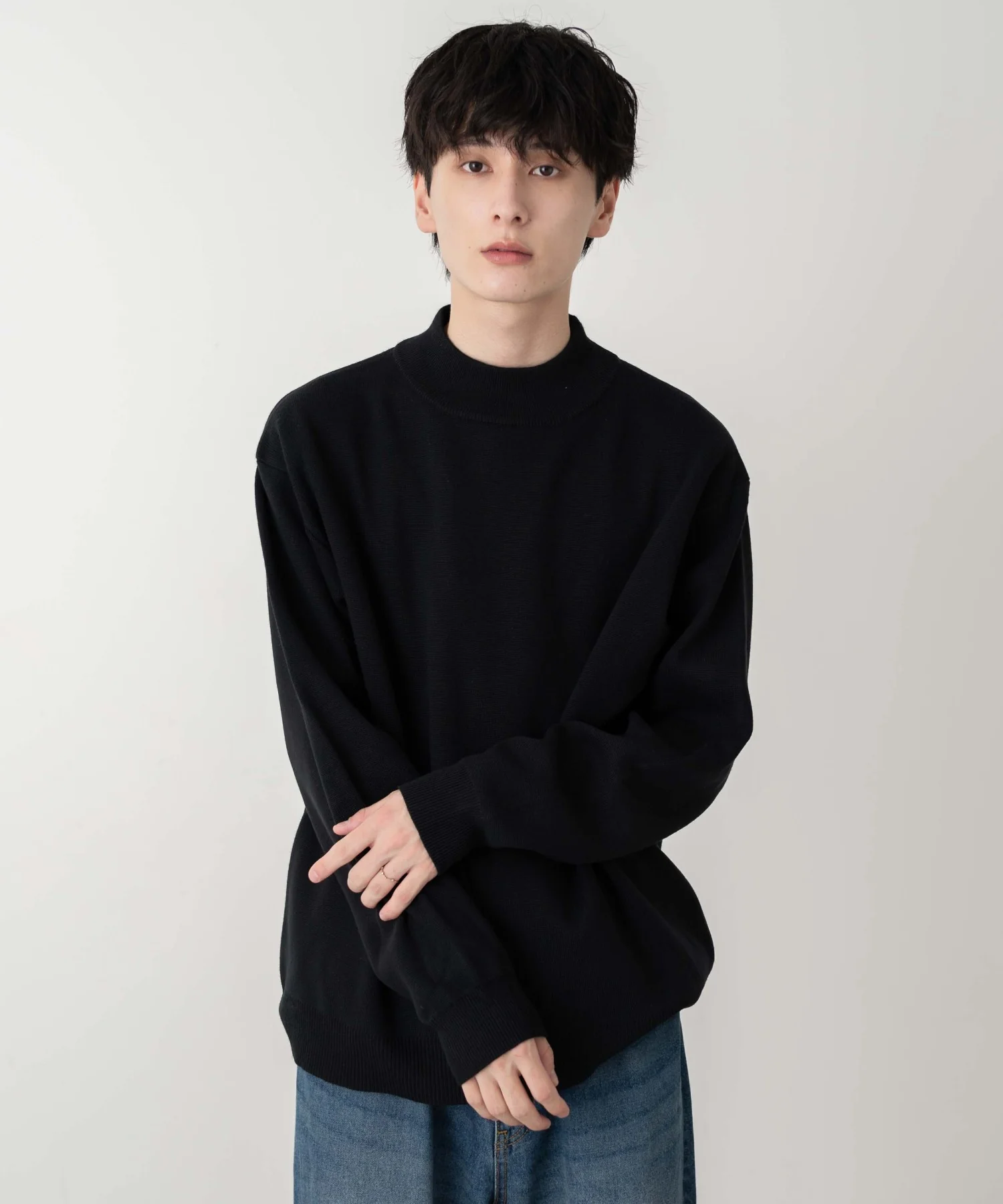 ミラノリブモックネックプルオーバー - Image 14