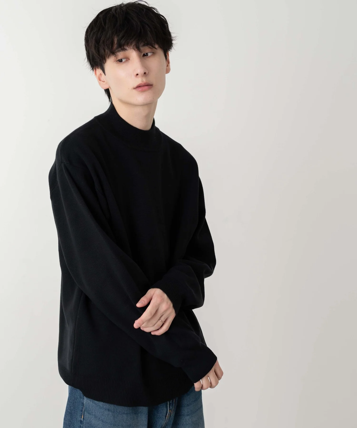 ミラノリブモックネックプルオーバー - Image 15
