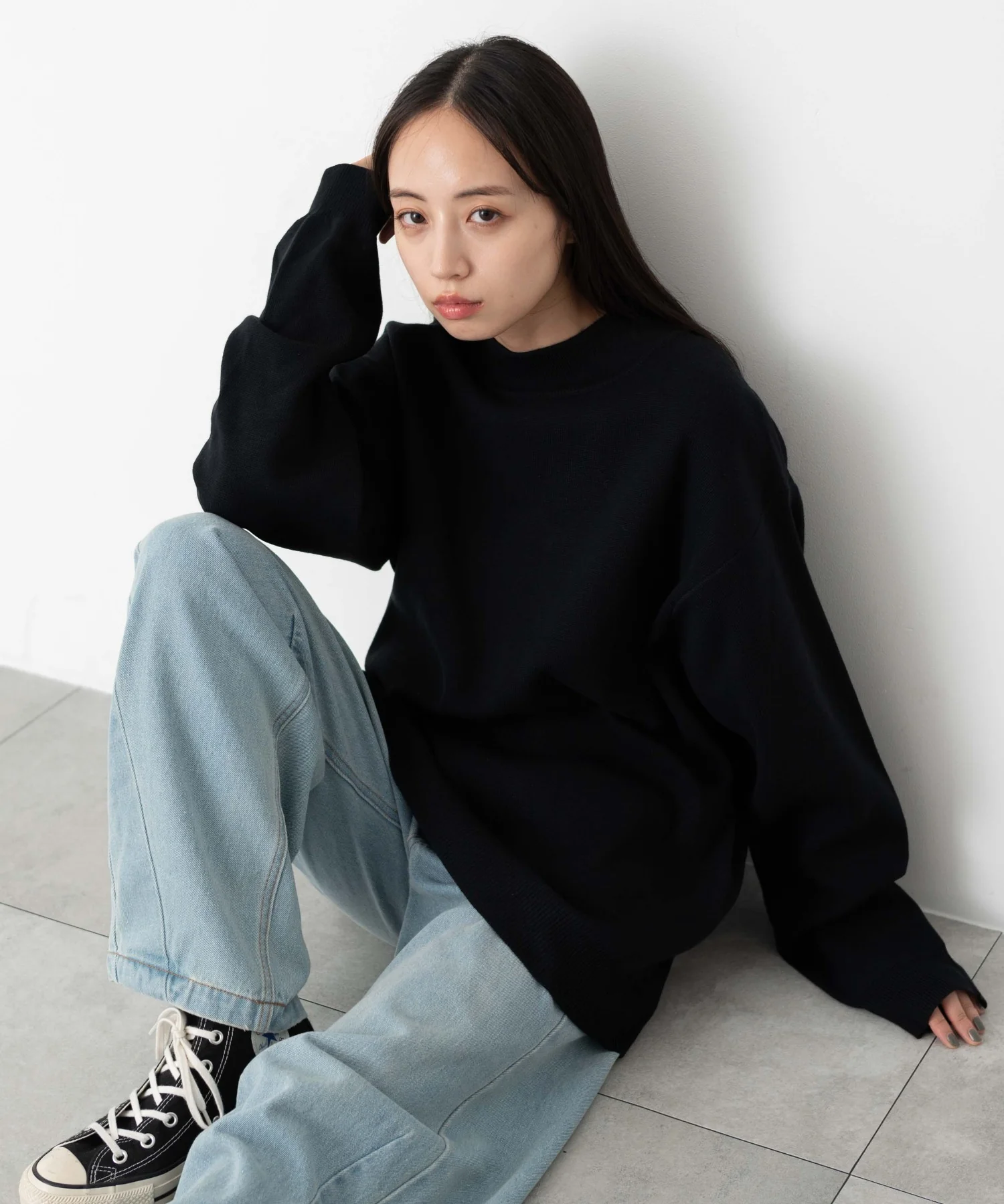 ミラノリブモックネックプルオーバー - Image 18