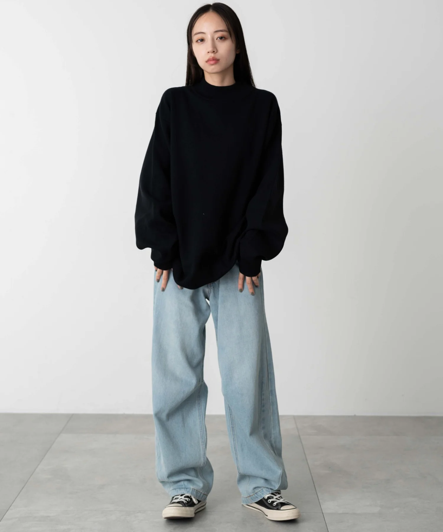 ミラノリブモックネックプルオーバー - Image 6