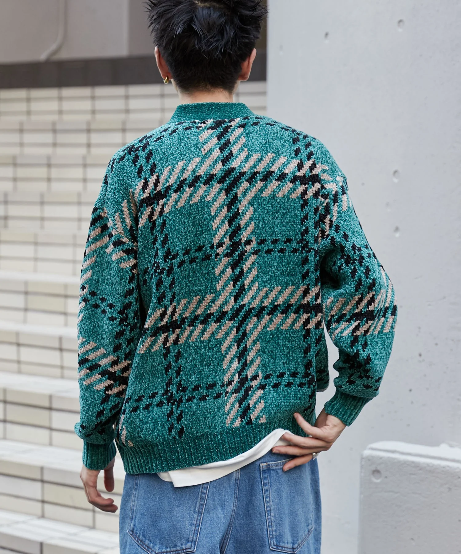 ベロアモールパターンカーディガン - Image 15